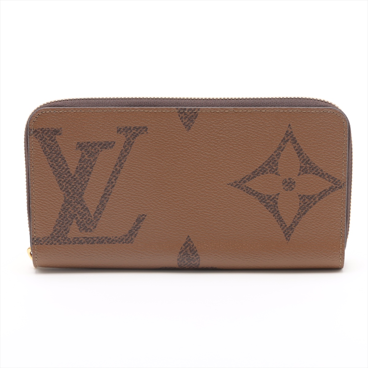 ルイヴィトン M80390 モノグラムリバース スリムパース マロン 長財布