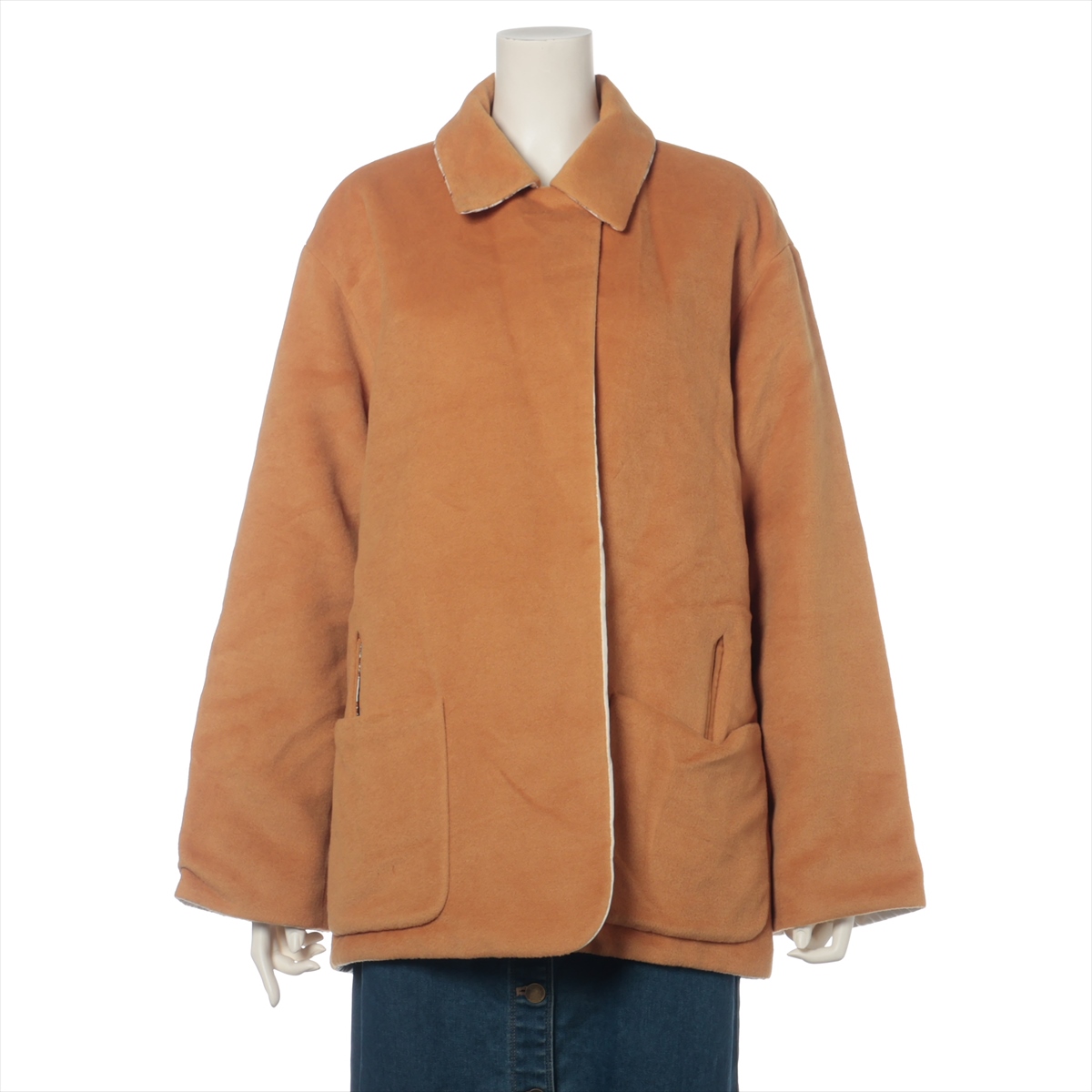 エルメス 25SS ポリエステル キルティングジャケット 36