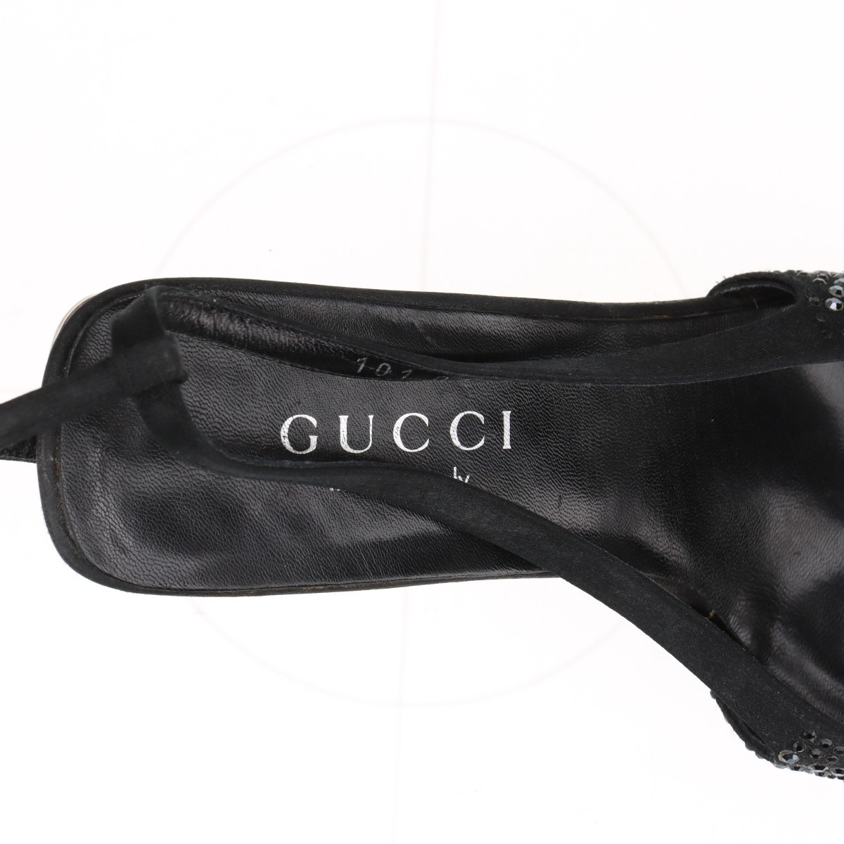 GUCCI グッチ パンプス ビジュー ストラップ 36 23.0cm ピンク