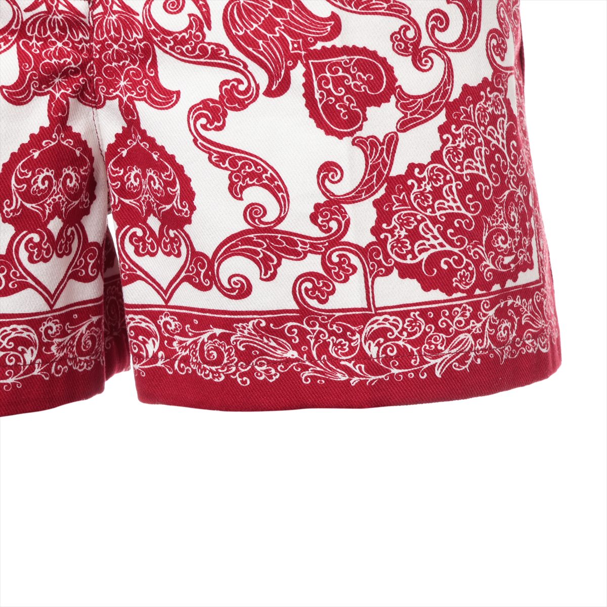 Christian Dior Cotton Short pants I40 Ladies' Red x white