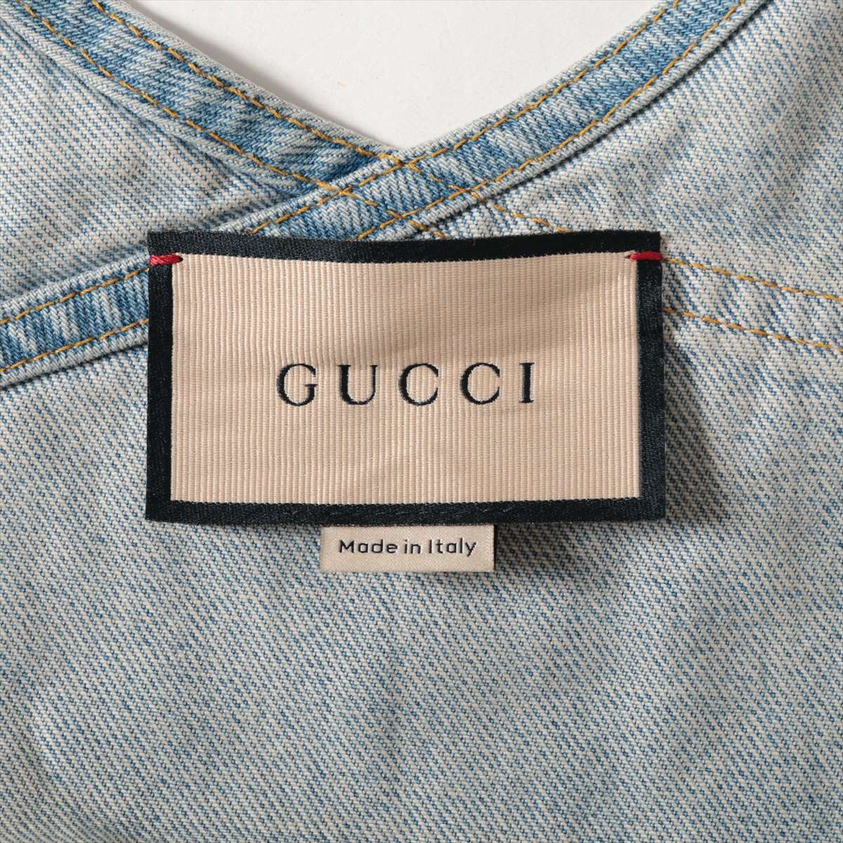GUCCI クリーム色オーバーオール 9/12m