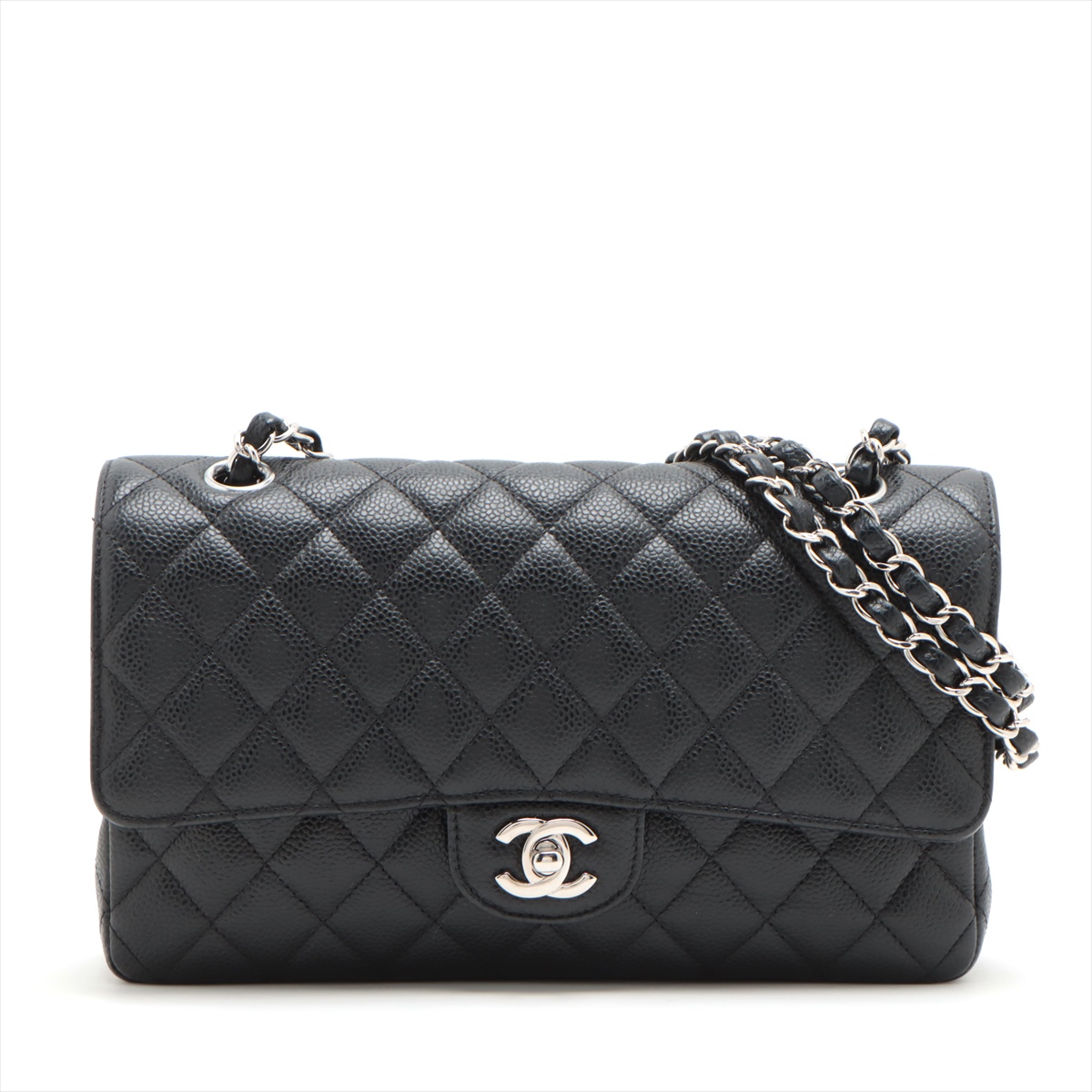 CHANEL】シャネル セットアップレディース ツイード 黒 上下