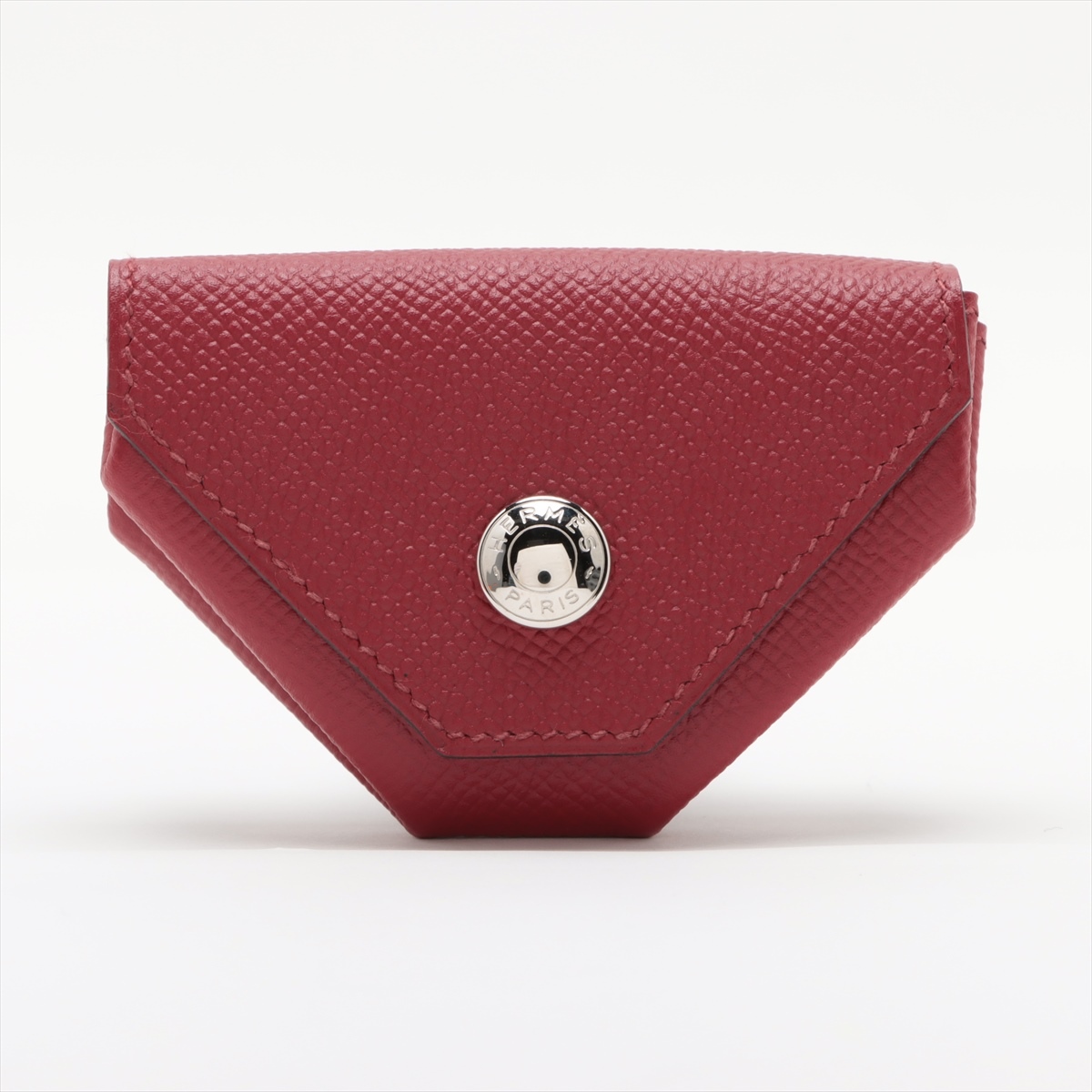 エルメス ルヴァンキャトル ヴォーエプソン コインケース レッド  