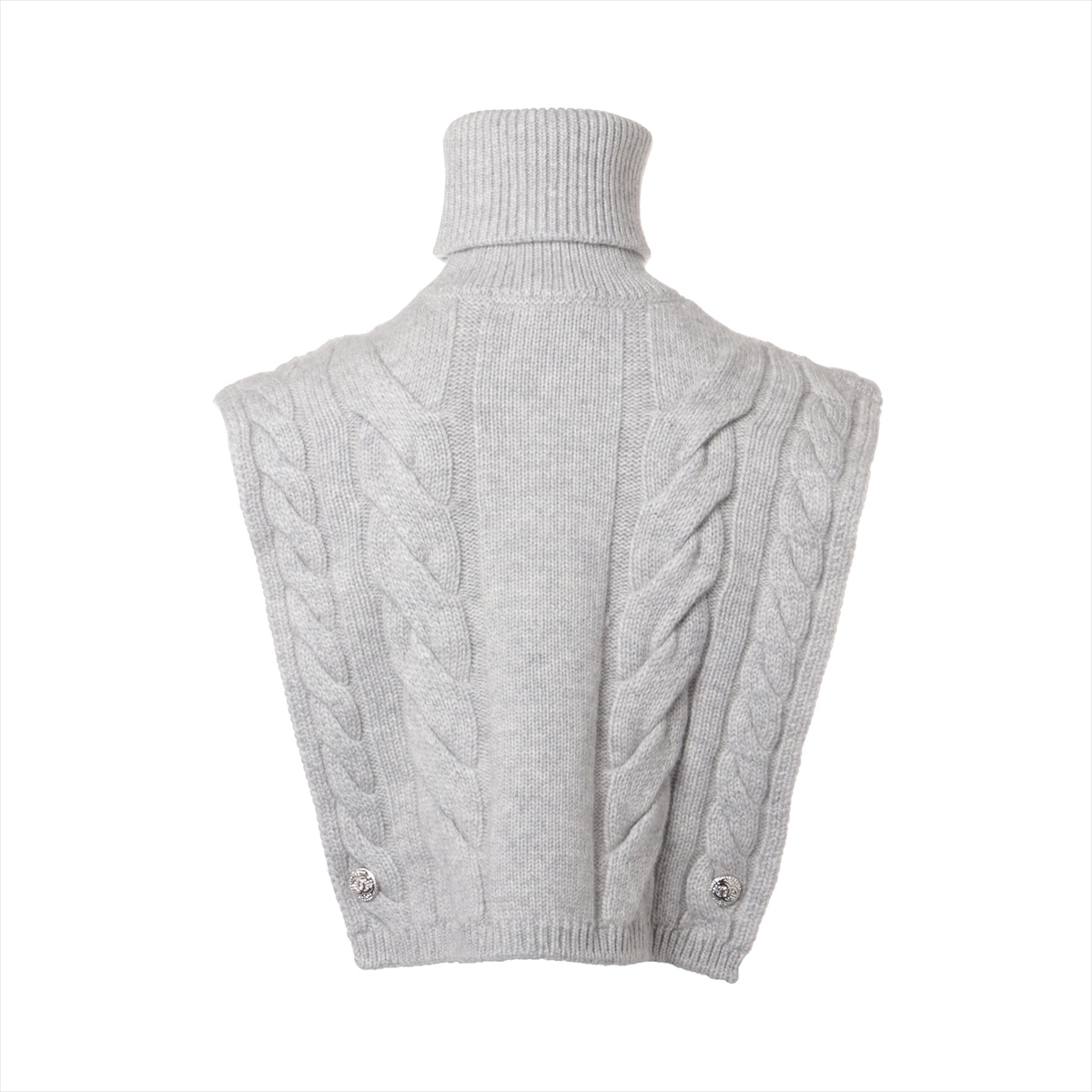 ココボタン　CHANEL ノースリーブ 中古・古着通販】CHANEL (シャネル) ココボタンノースリーブ