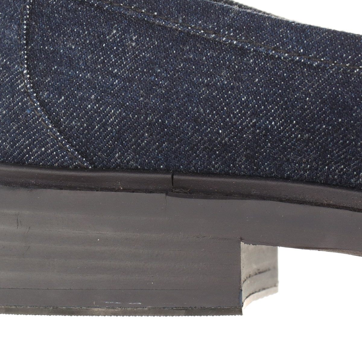 Chanel Coco Mark Turnlock 24SS Denim & leather Loafer 39.5C