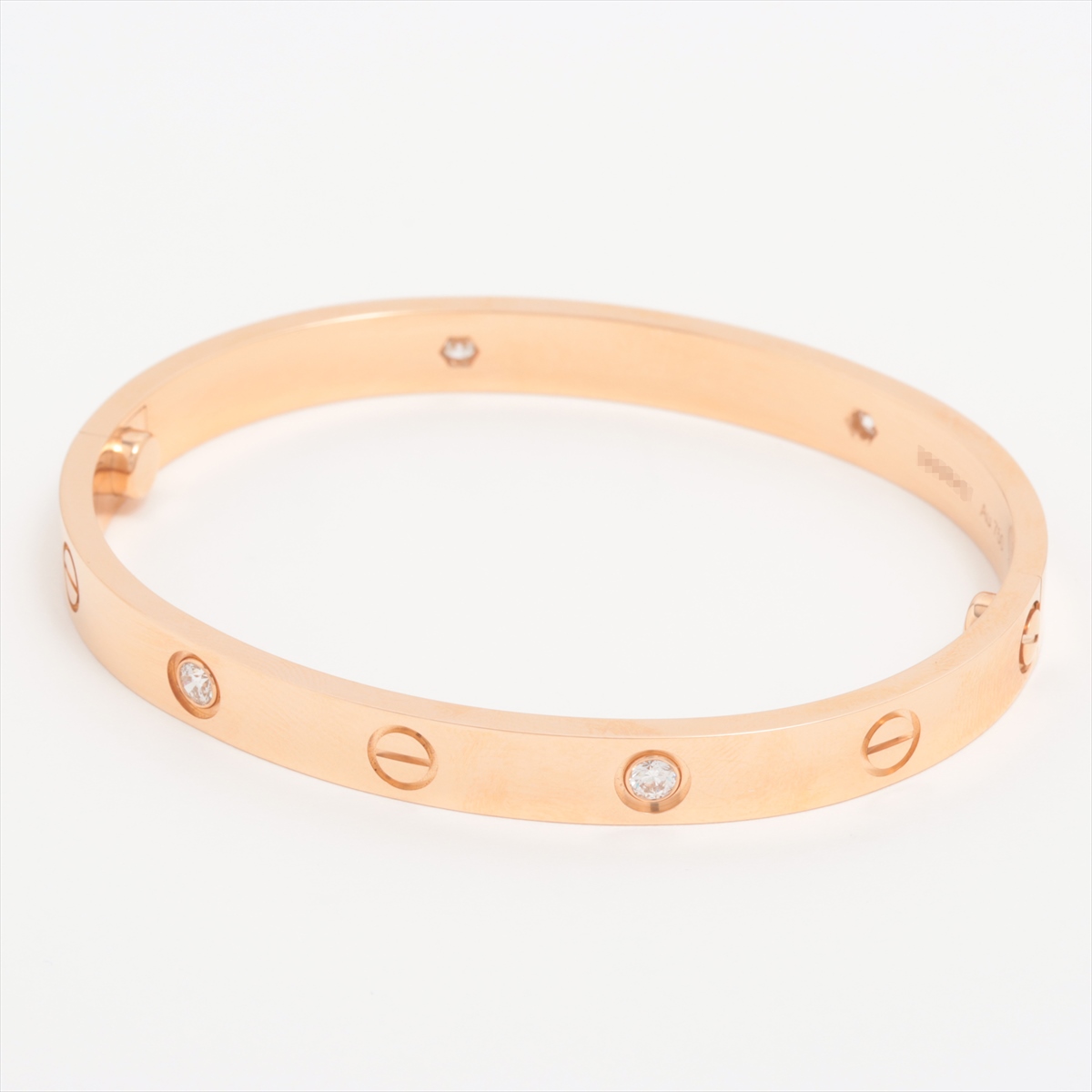 カルティエ ラブ オープン Au750 ブレスレット 17号 カルティエ(CARTIER)カルティエ オープンラブブレス
