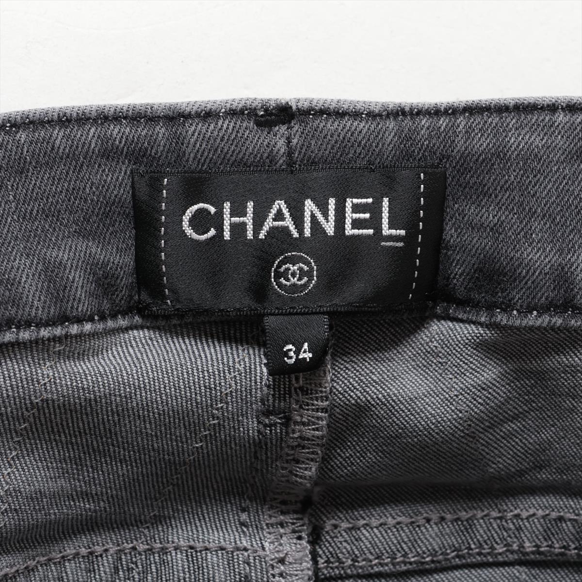 CHANELシャネルパンツ★コットン.総柄.34表記 23100915_1.jpg