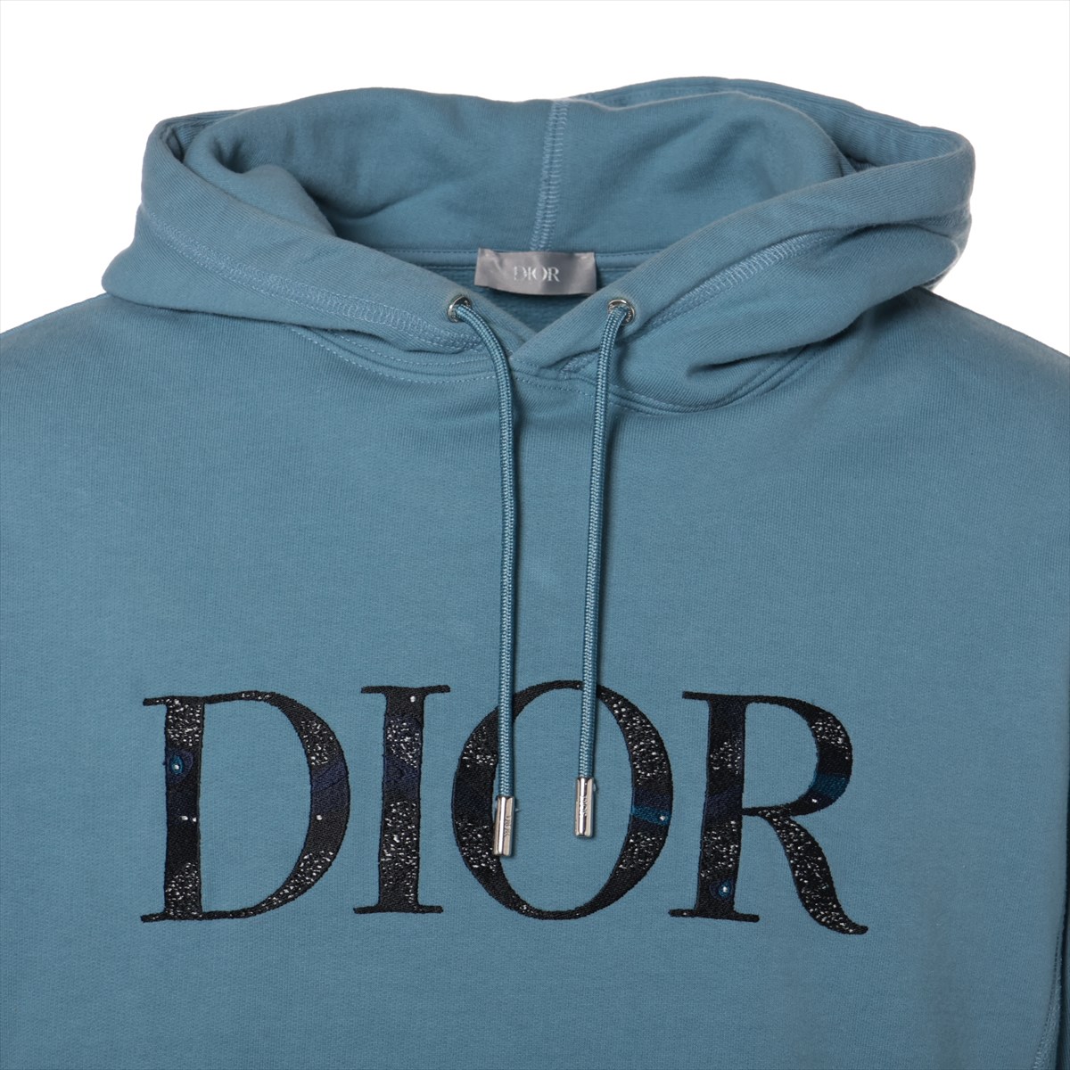 ディオール DIOR 143J688A0531 サイズ:L DIOR AND PETER DOIG ロゴ刺繍パーカー 中古 SJ02 ディオール DIOR 143J688A0531 サイズ:L DIOR AND PETER DOIG ロゴ刺繍