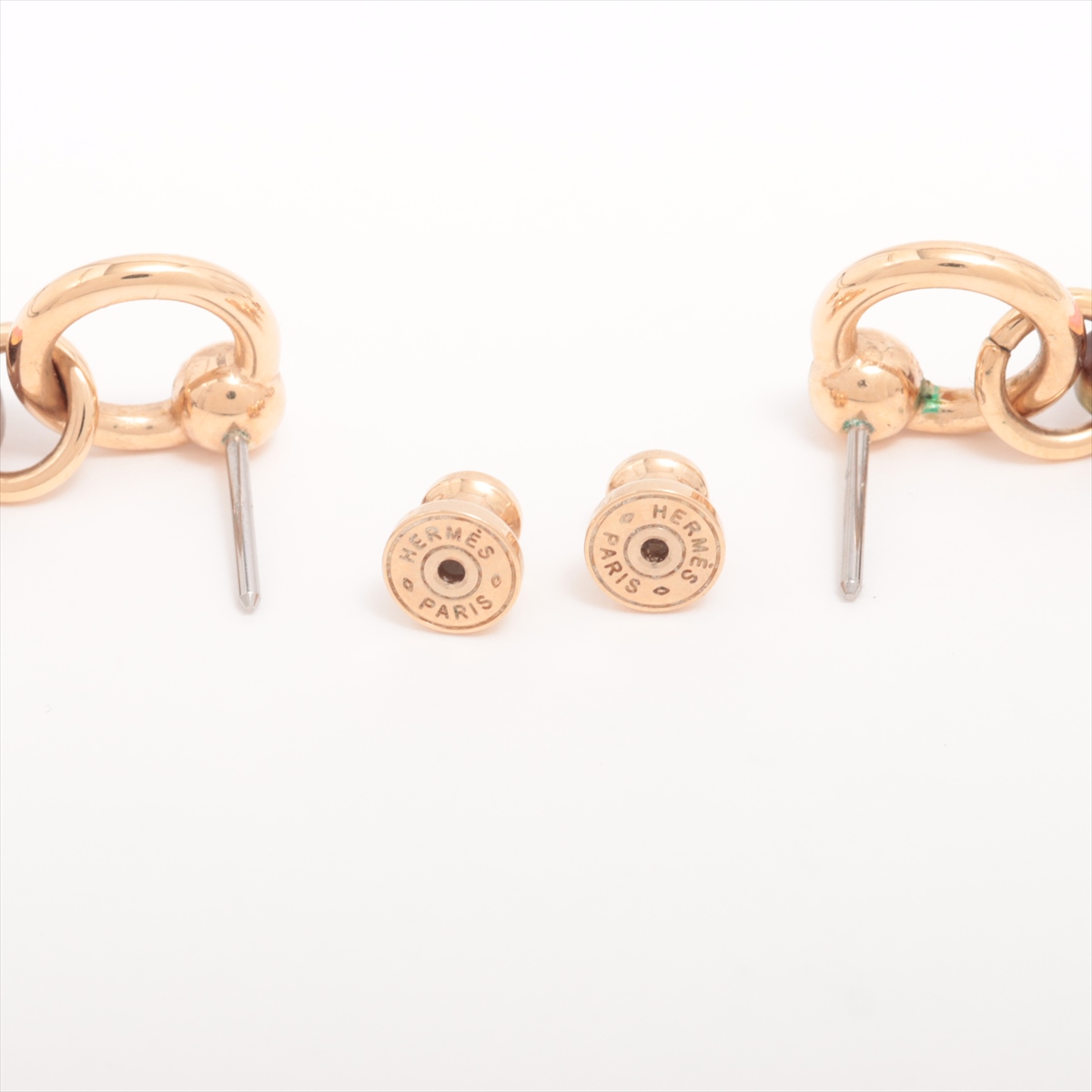 エルメス アミュレットマロキニエ ピアス(両耳用) バッファロー