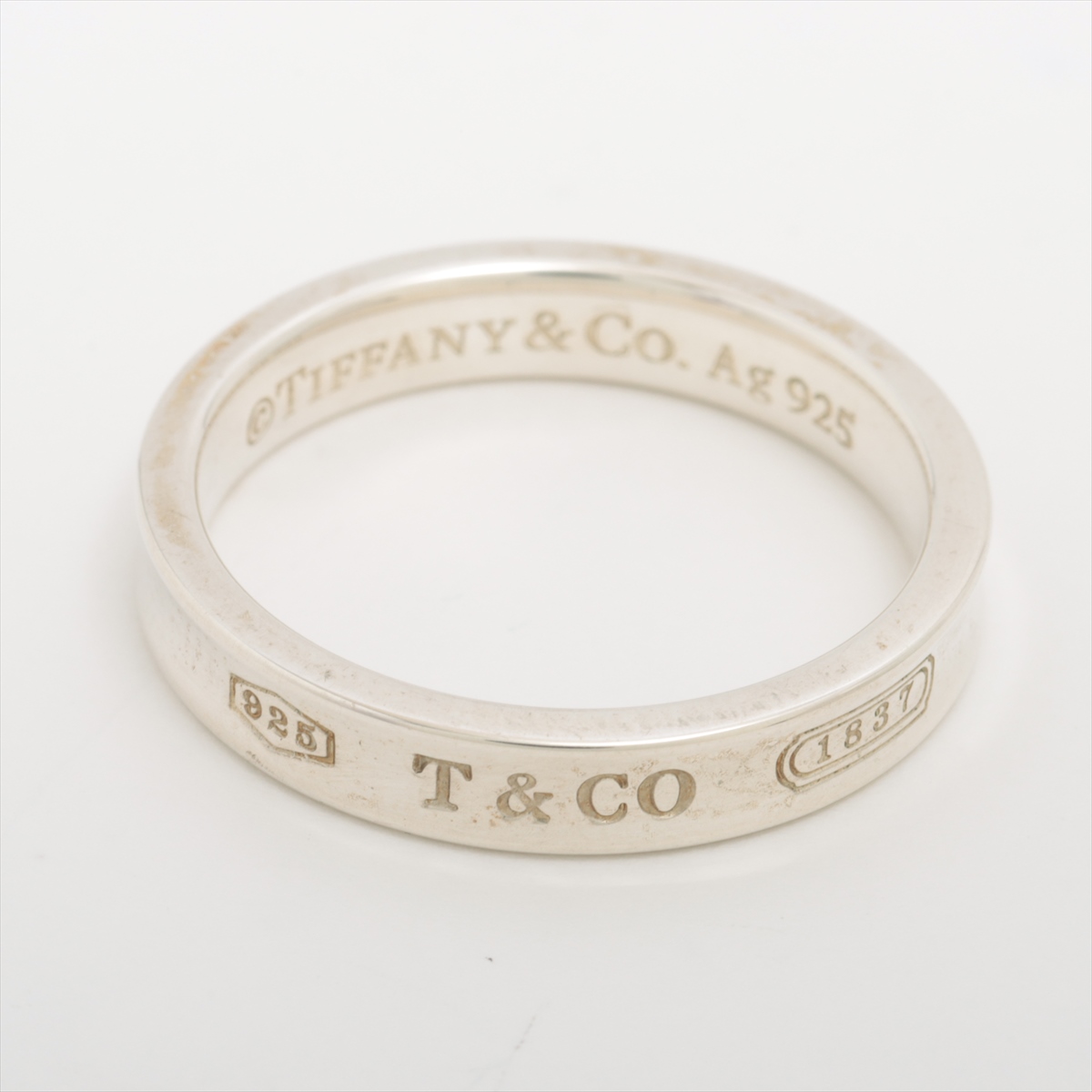Tiffany & Co. 1837 Vintage 925 Sterling Silver Band Ring