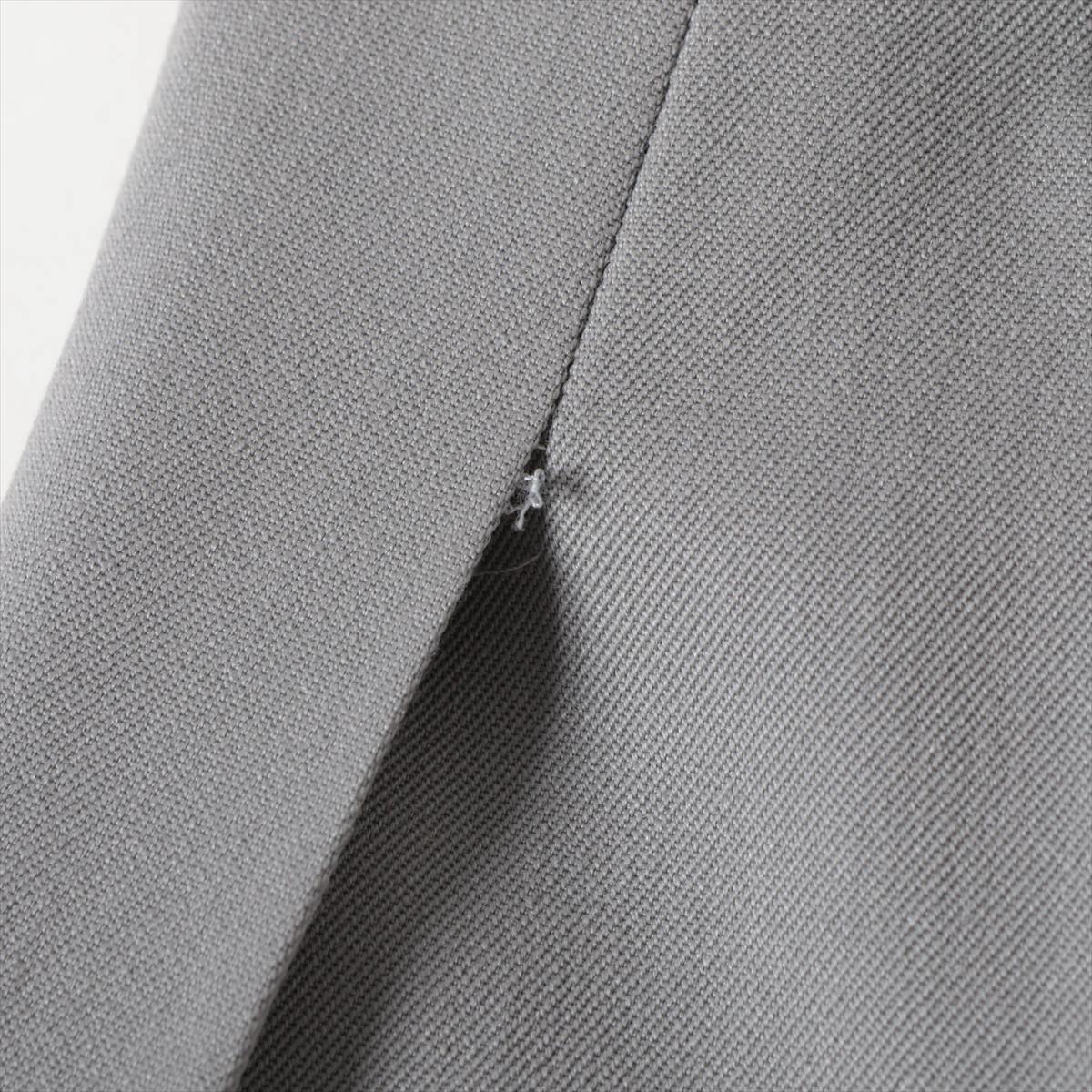 Prada Triangle logo 23AW Wool Skirt 36 Ladies' Gray P180XX