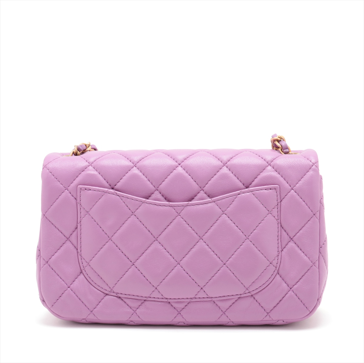 Chanel Mini Matelasse 20 Lambskin Single Flap Single Chain