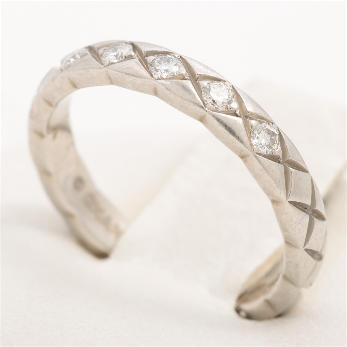 シャネル ココクラッシュ 5P リング Pt950 3.8g 47 A3134982｜中古  