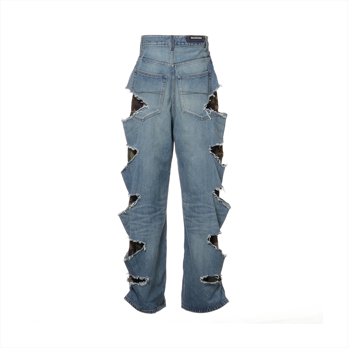 【関税＆送料込み】Balenciaga Blue Grey Cotton Jeans Balenciaga Jeans Size 34 US