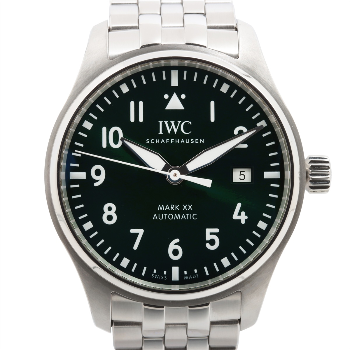 IWC パイロットウォッチ マーク20 緑文字盤 IW328205 マークXX