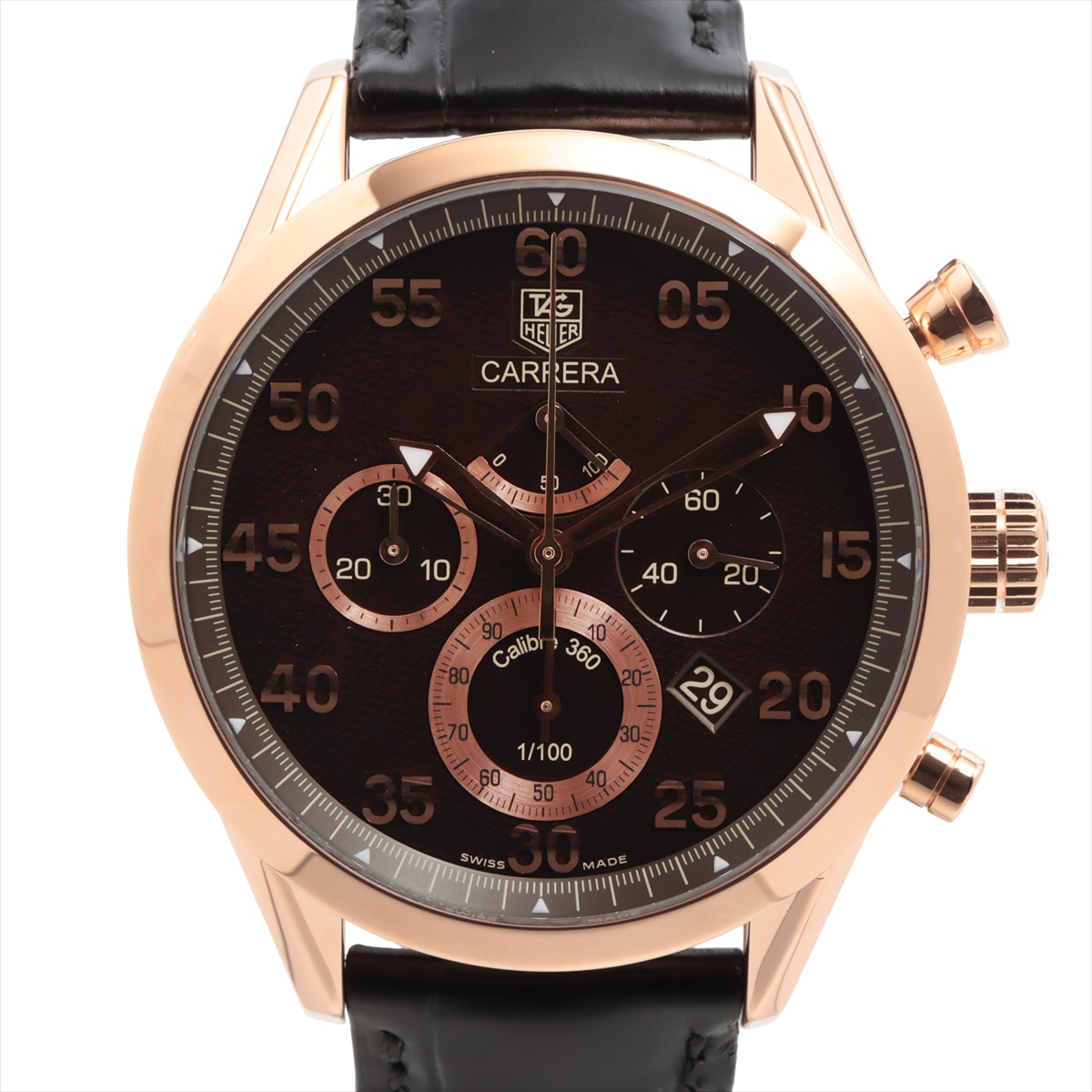 タグホイヤー カレラ キャリバー360 CV5041.FC8164 PG×革 AT
