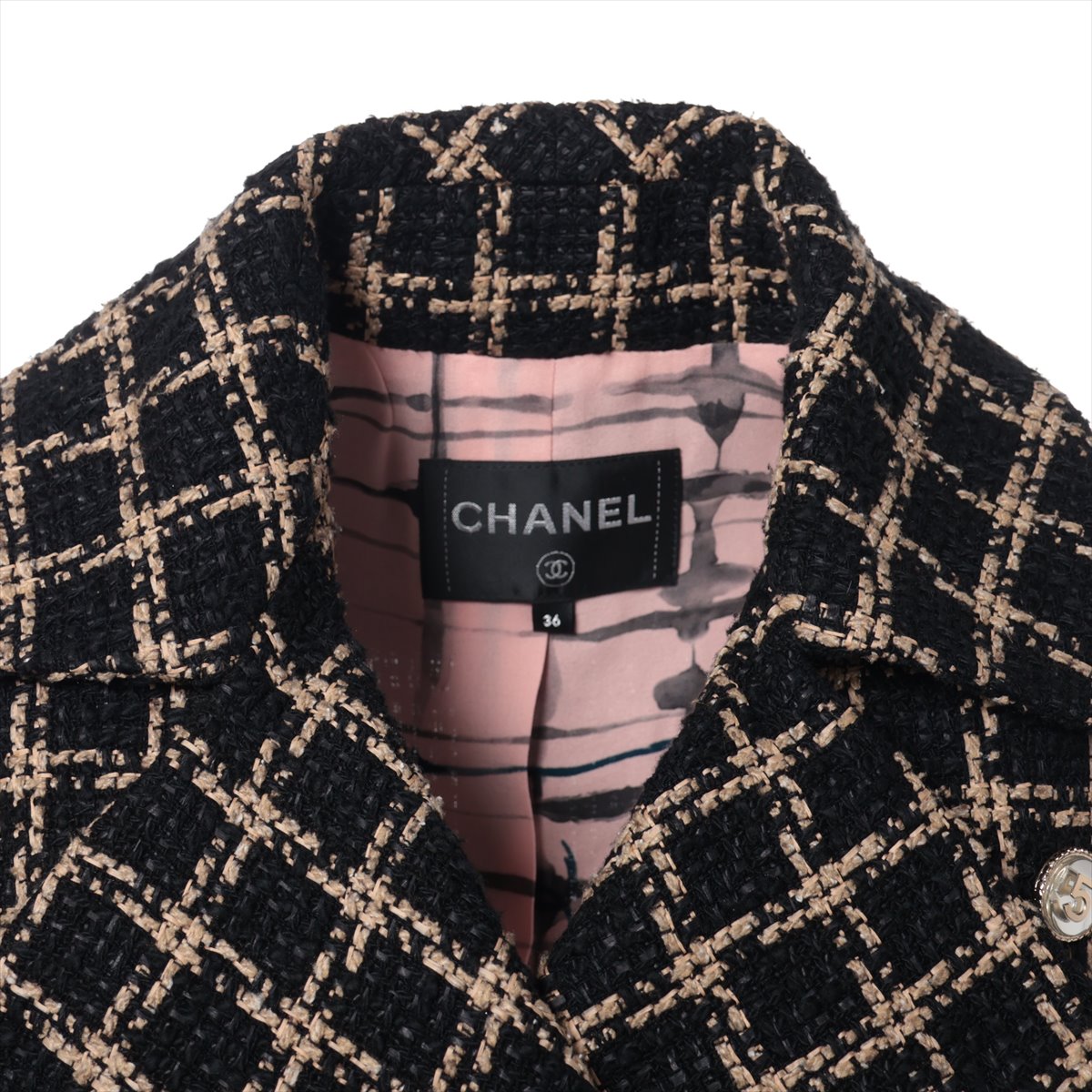 Chanel 21S Cotton & silk Jacket 36 Ladies' Multicolor