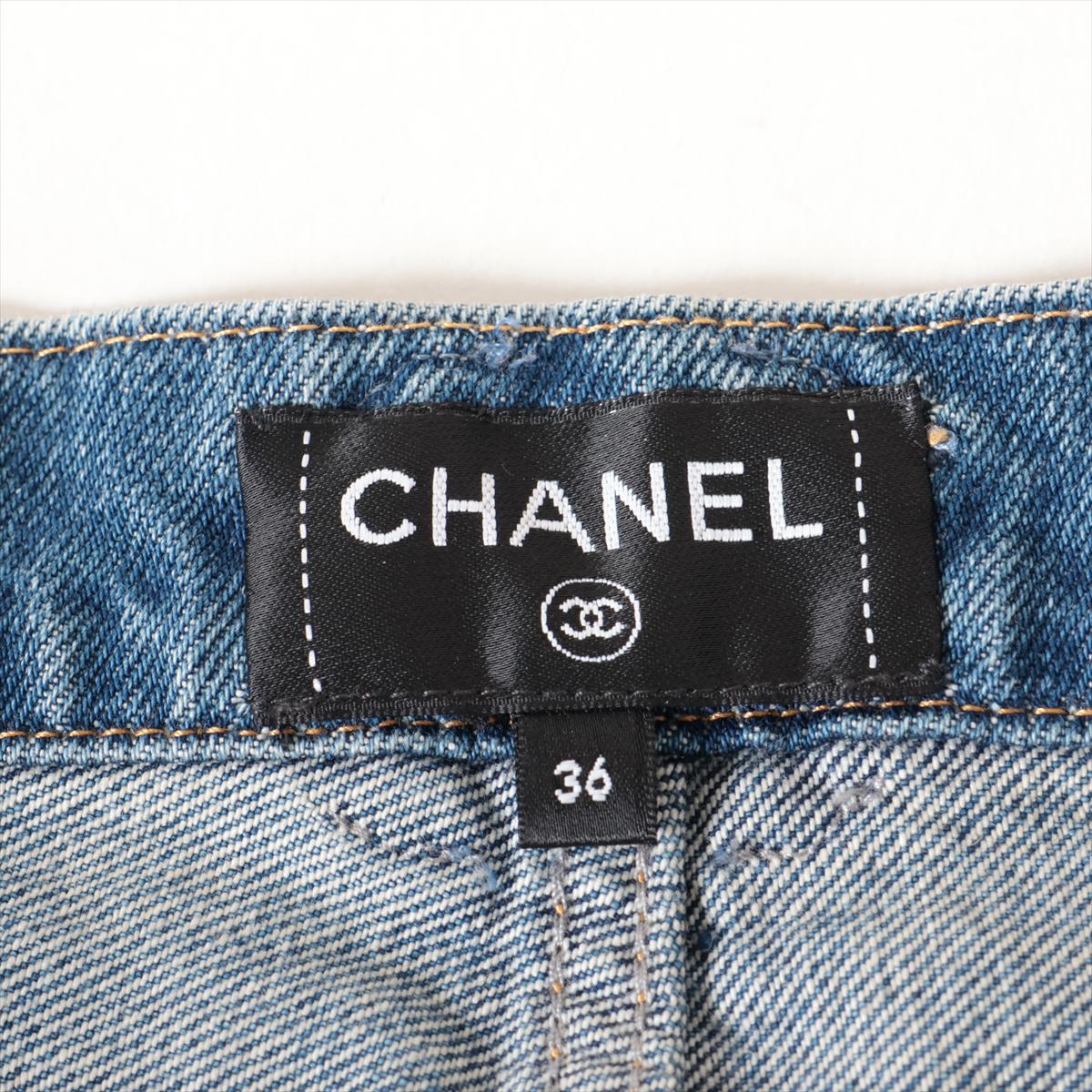 美品】CHANEL デニムパンツ 36