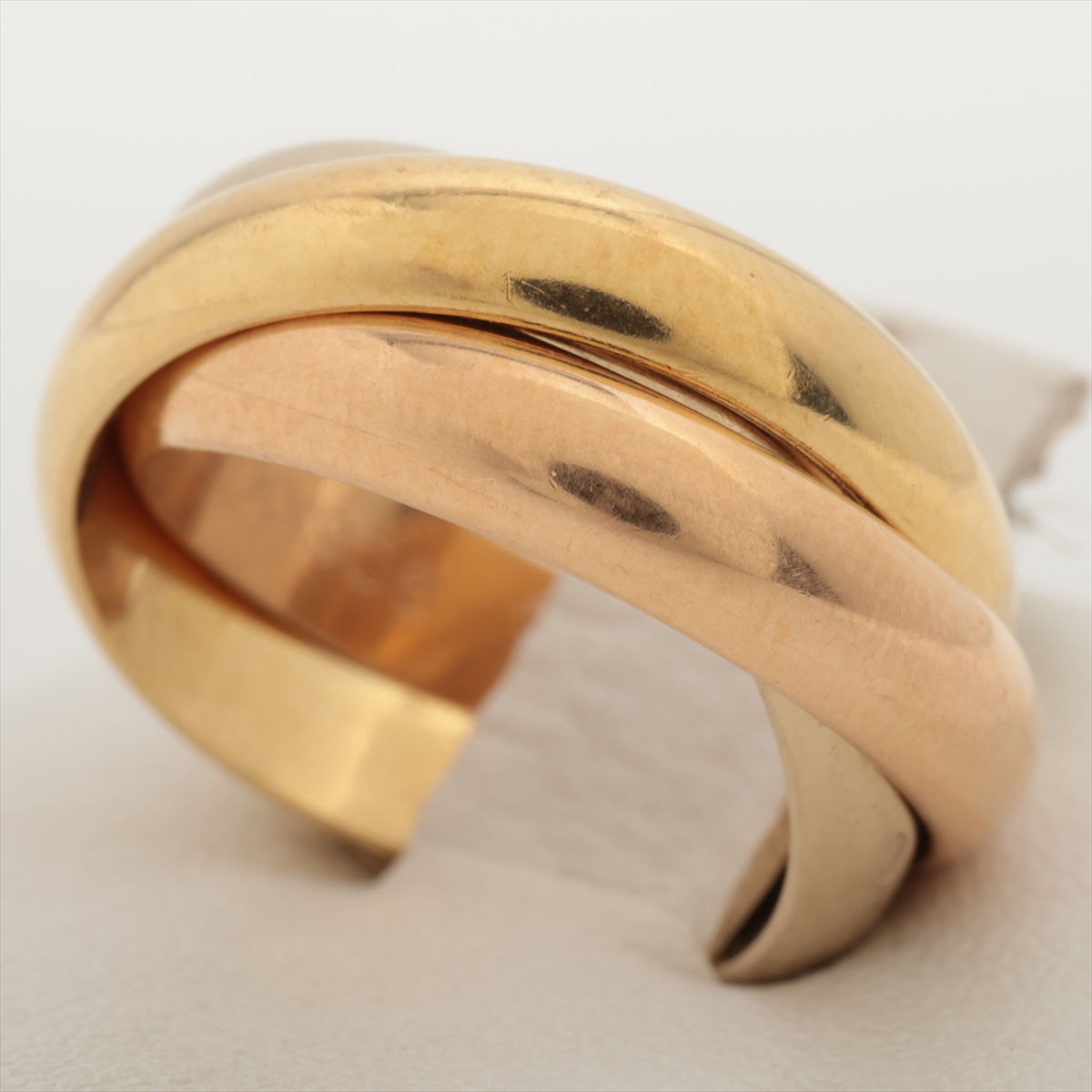 カルティエ トリニティ リング 750(YG×PG×WG) 10.5g 47 A3282321｜中古  