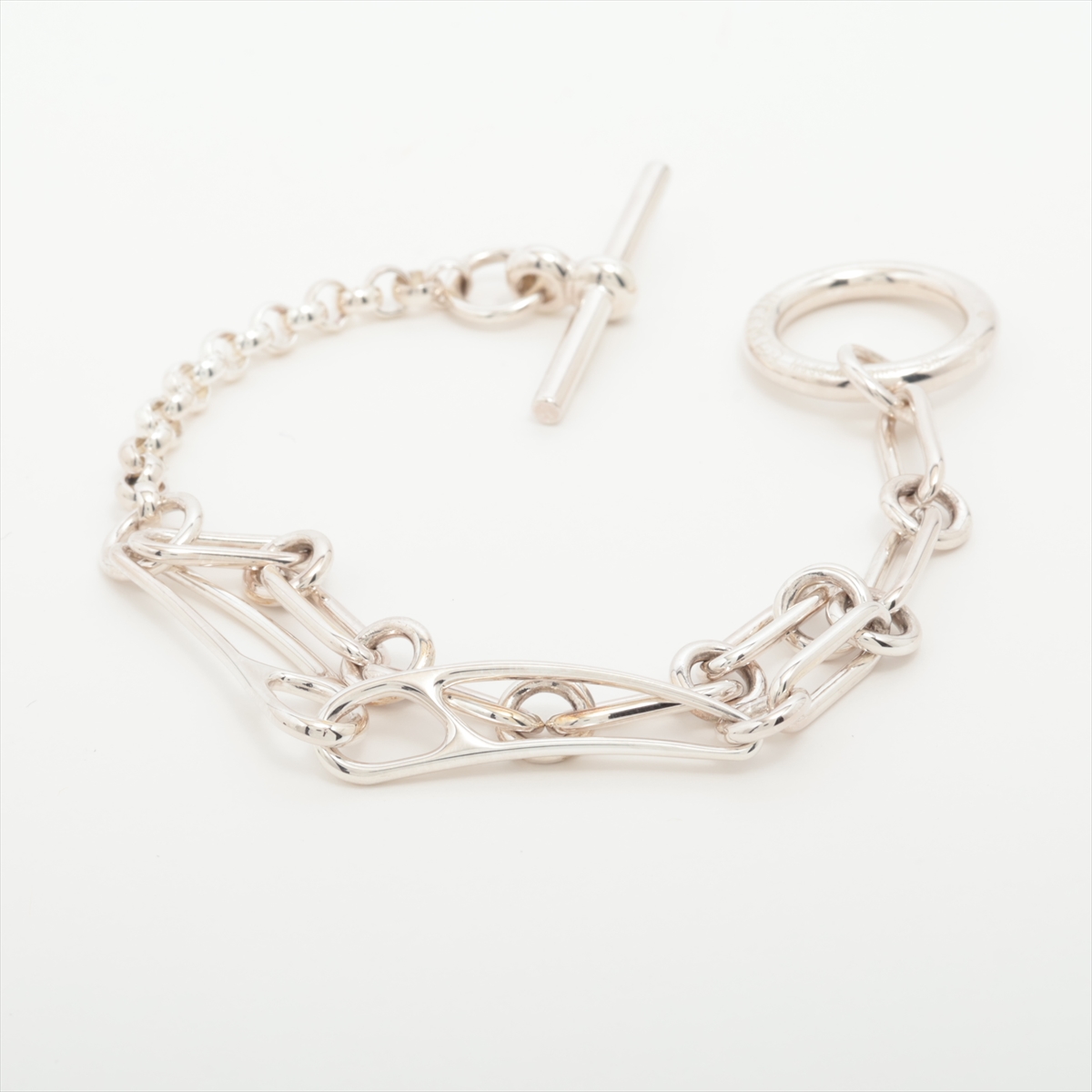 エルメス シェーヌダンクル パンク ブレスレット SH 925 16.9g  