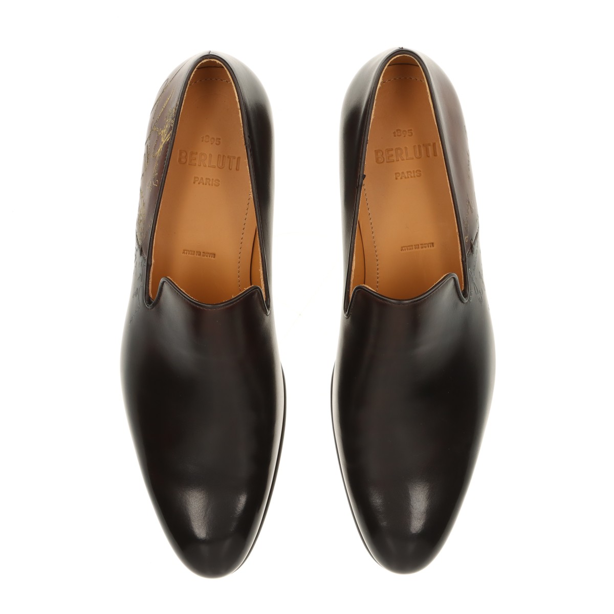 Berluti ブラウン ローファー袋＆ 箱付き ラピエセ・ルプリゼ レザー ローファー | ベルルッティ JP