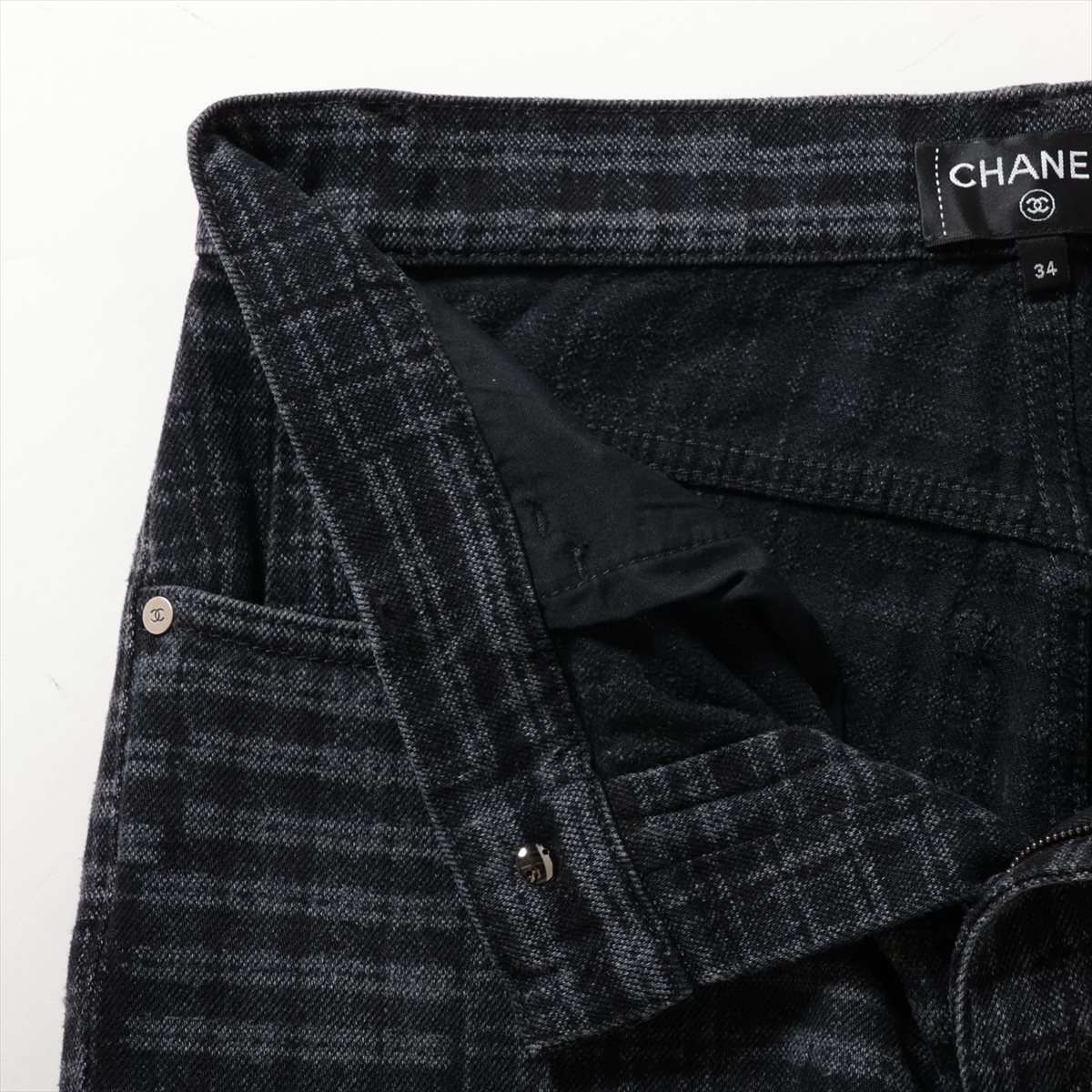 CHANEL】シャネル『ココマーク デニムビスチェ size34
