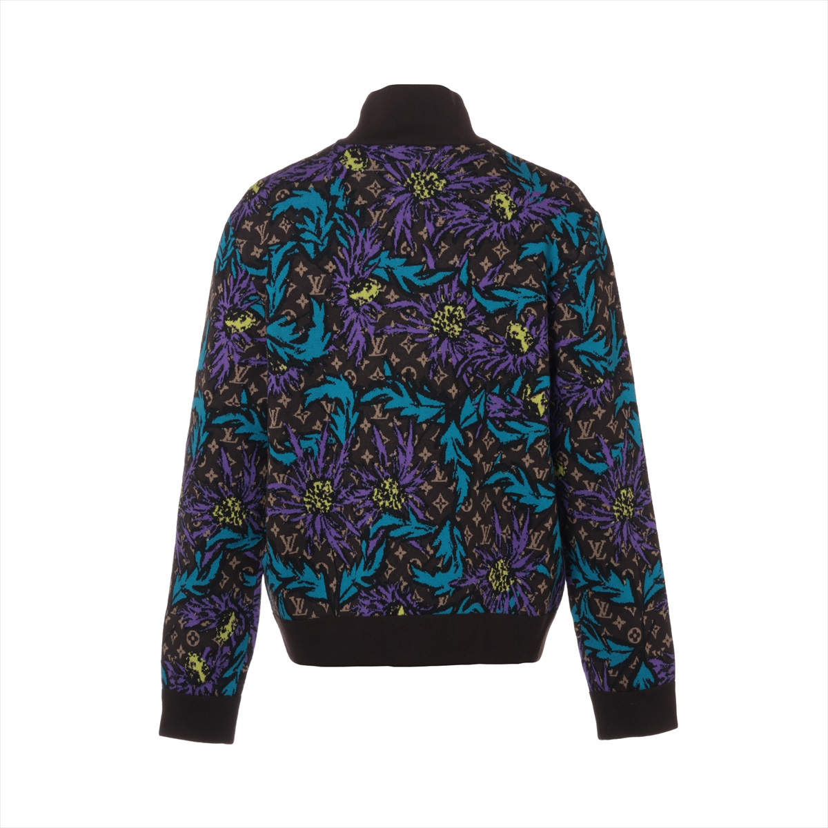 *新作 洗練モード*【Louis Vuitton】モノグラムニットジャケット louis-vuitton-monogram-zip-up-
