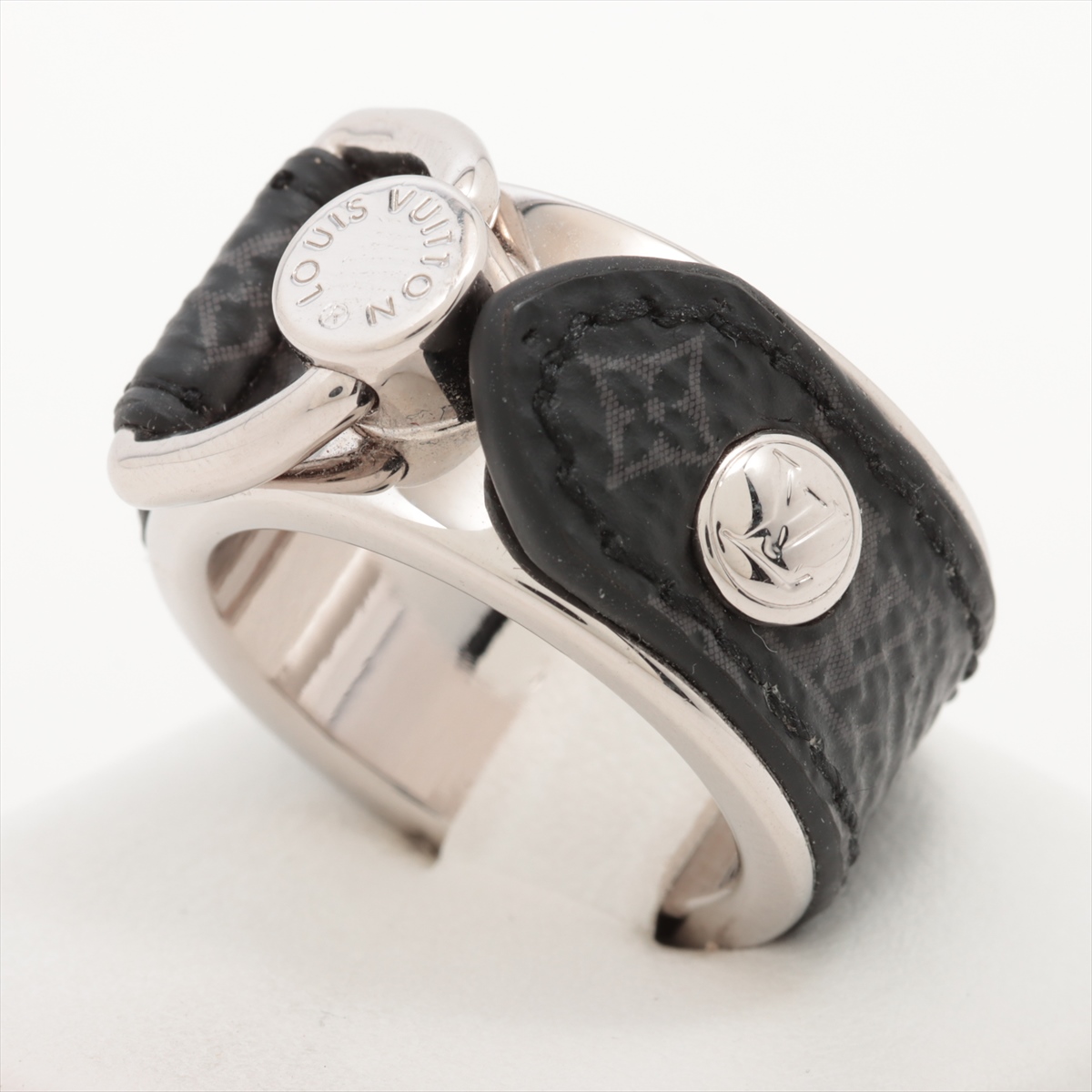 ヴィトン M64242 バーグ モノグラムエクリプス DI1128 リング M PVC  