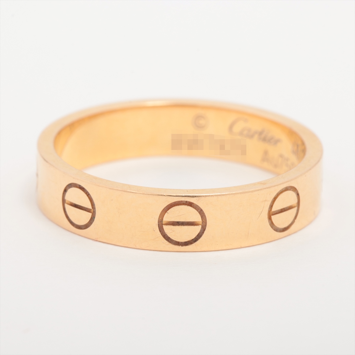 Cartier ラブリング サイズ48 Au750 Cartier ラブリング サイズ48 Au750 Cartier Mini Love Ring 750