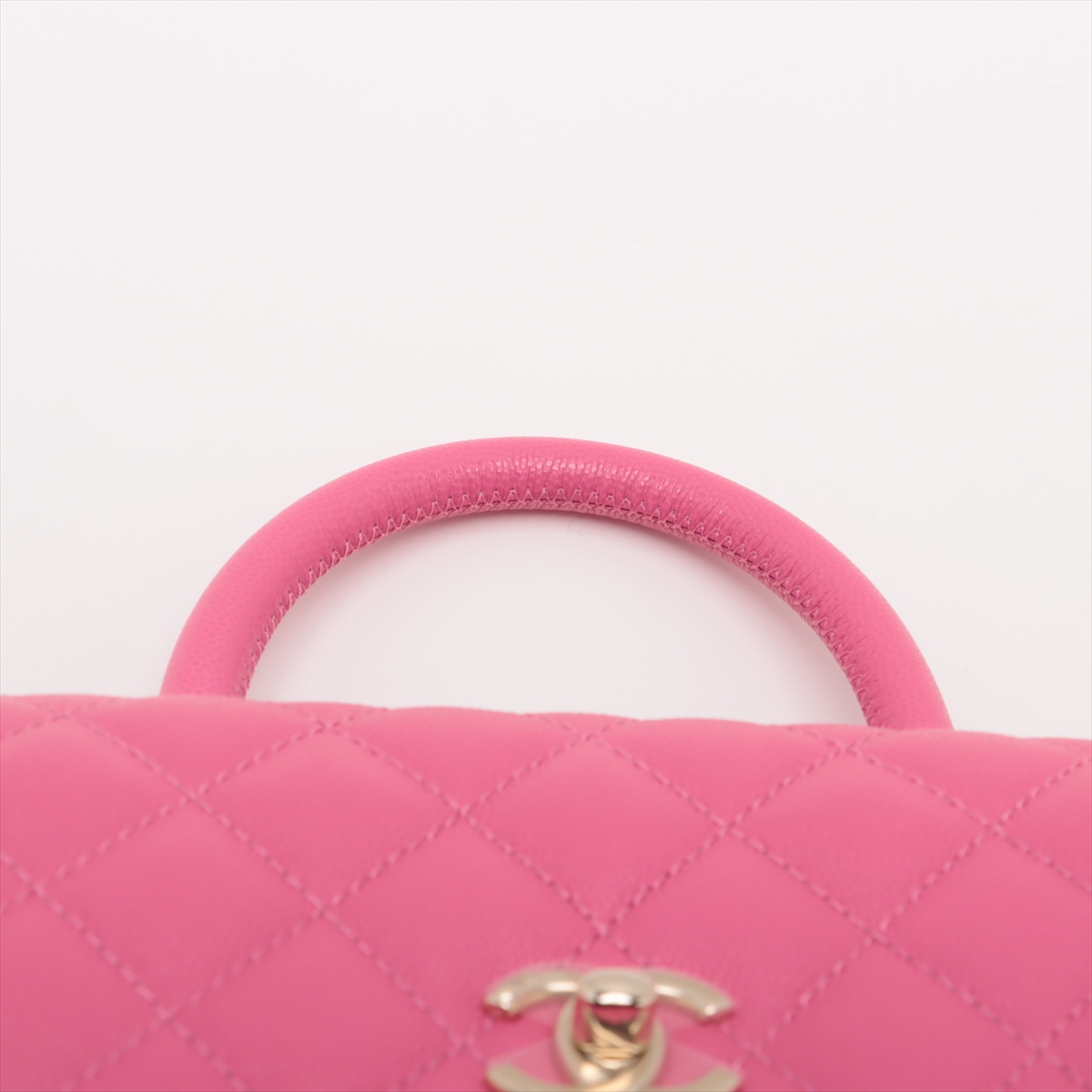 CHANEL 2002年製 チェーンレザーCCマークプレートブレスレット