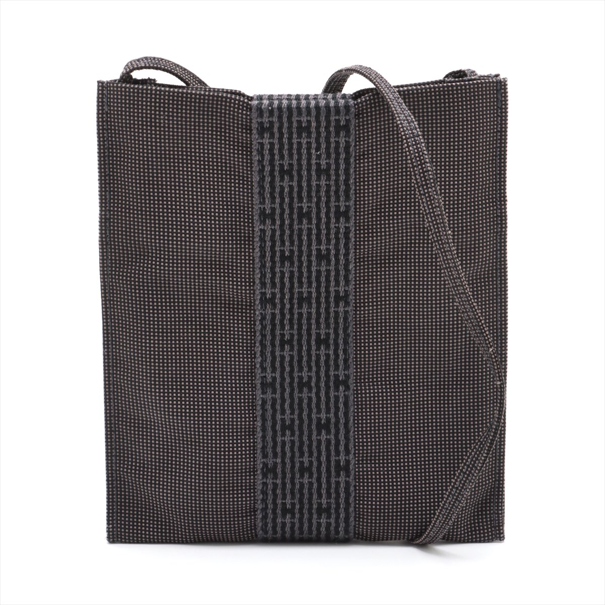 エルメス エールラインポシェット キャンバス グレー A3336181