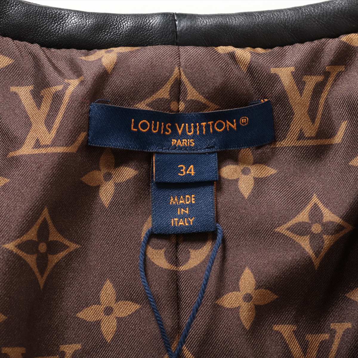 ヴィトン 23AW ラム ノースリーブワンピース 34 レディース