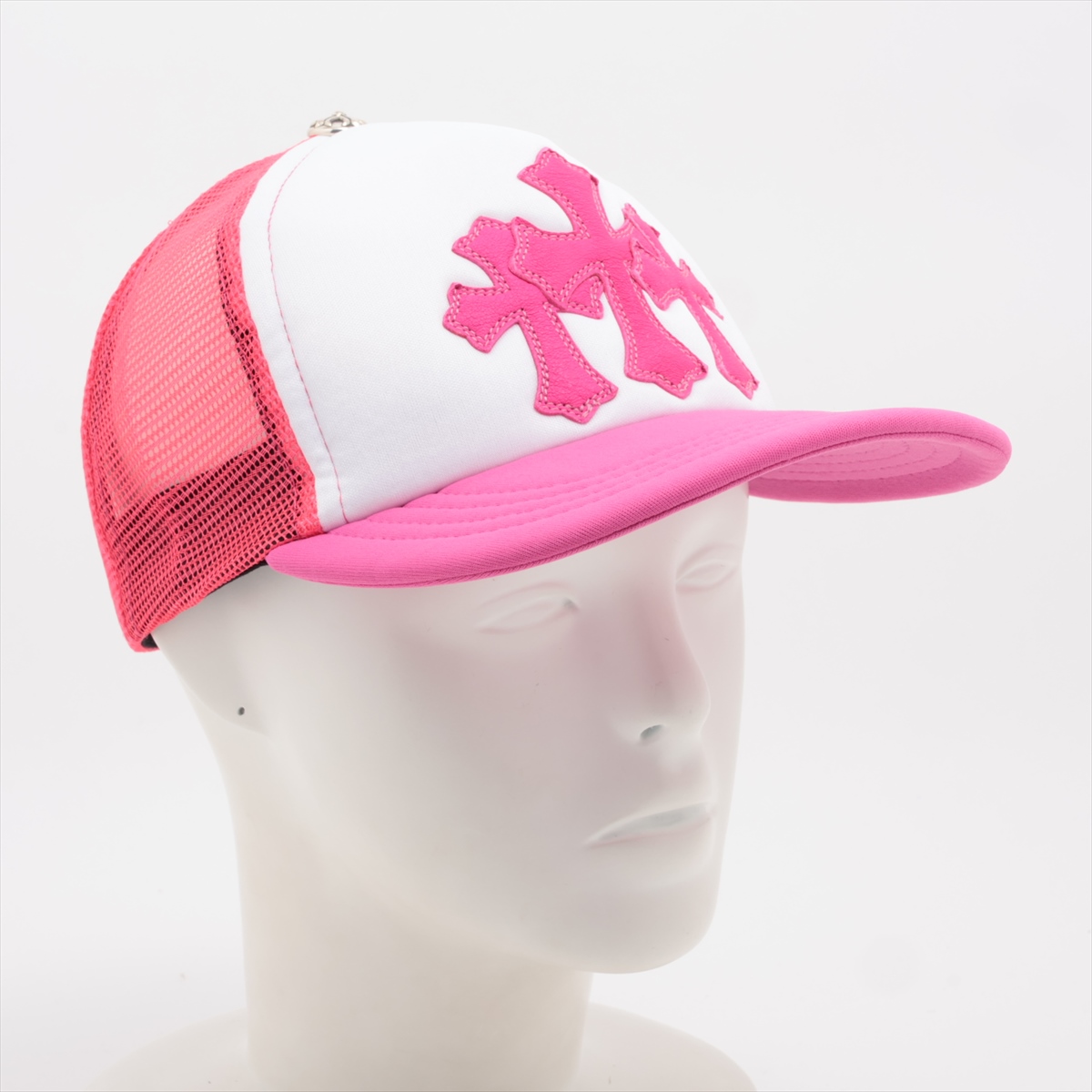Chrome Hearts CH Hollywood Trucker Hat Black/Pink - US