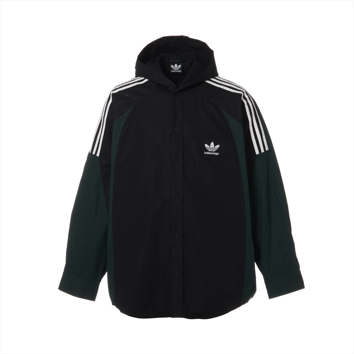 タグ付き　ジョングク着用　22AW バレンシアガ　アディダスコラボ　パーカー バレンシアガ×アディダス 22AW コットン×ポリエステル パーカー