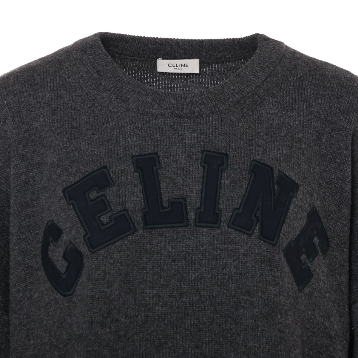 CELINE パラード CELINE Long Sleeve Shirt 22SS Panther Print Rayon 38 Black