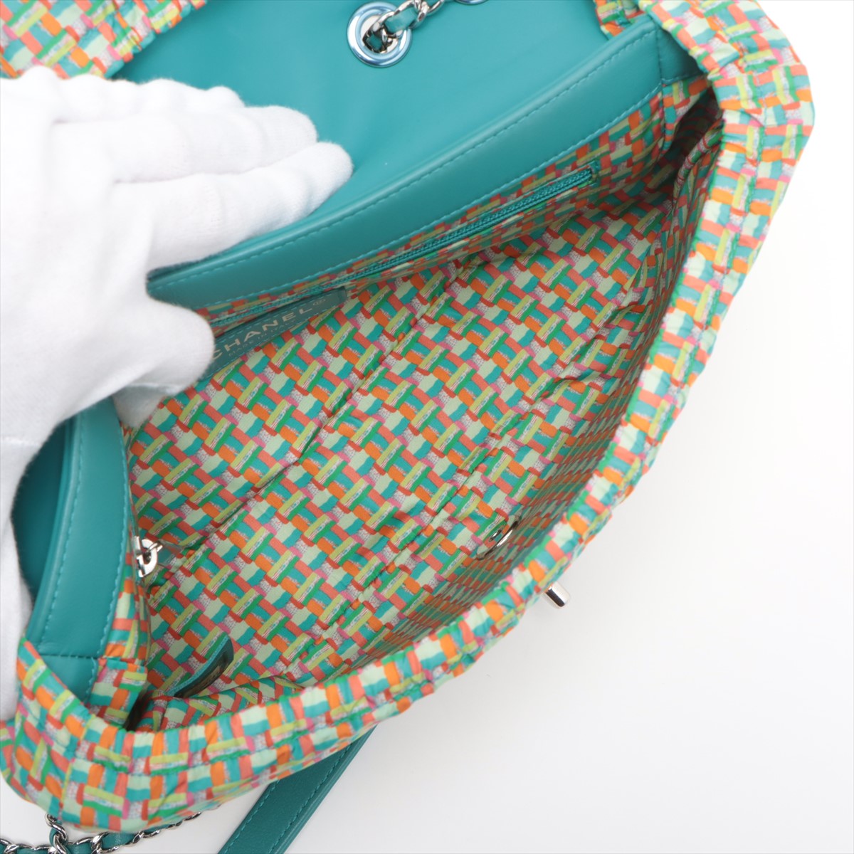 Chanel Coco Rain Coating leather Single Flap Double Chain