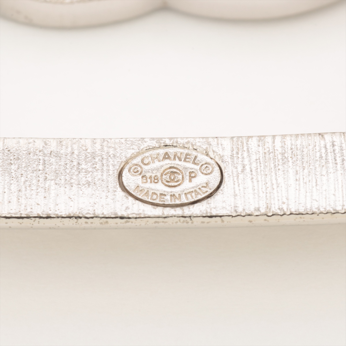 シャネル CHANEL ブローチ ココマーク CCマーク シルバー