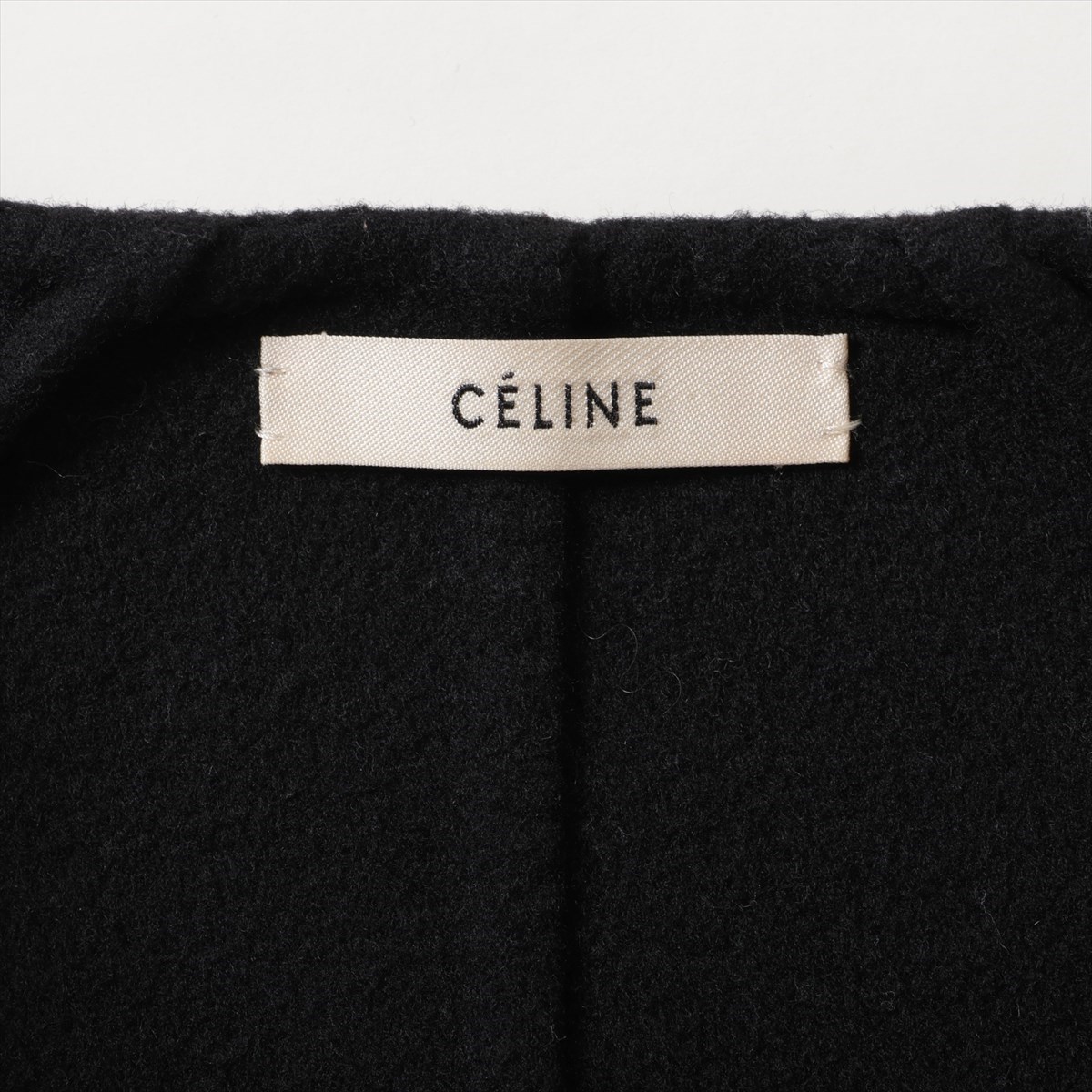 セリーヌ　カシミヤコート　36 CELINE セリーヌ カシミヤ エッグクロンビー コート サイズ36