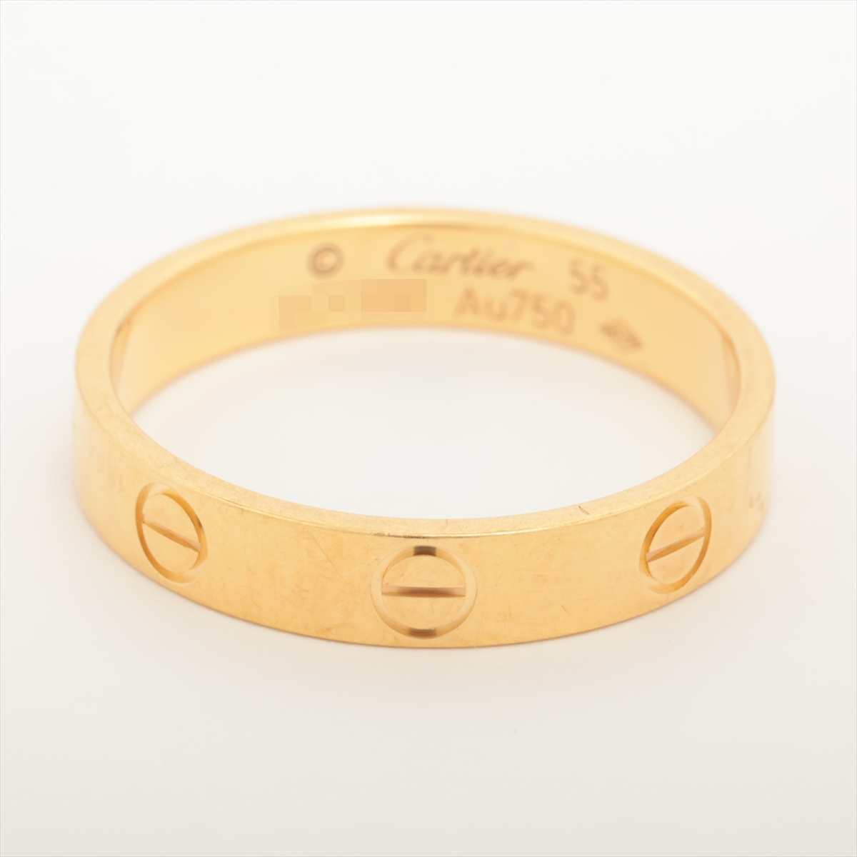 カルティエ ミニラブ リング 750(YG) 3.4g 55 AP099443｜中古ブランド  