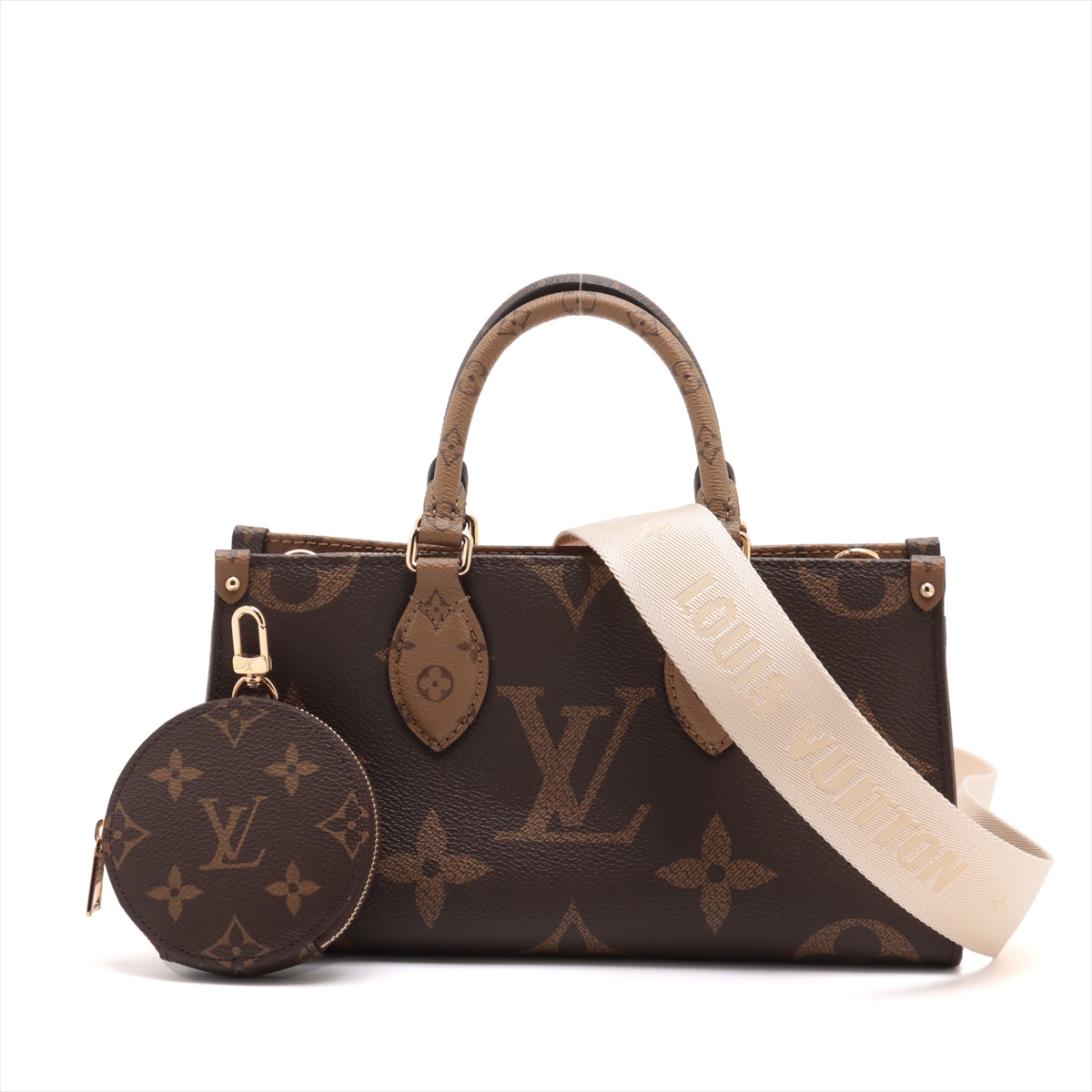 ヴィトン ジャイアントモノグラムリバース オンザゴー EW M46653 RFID  