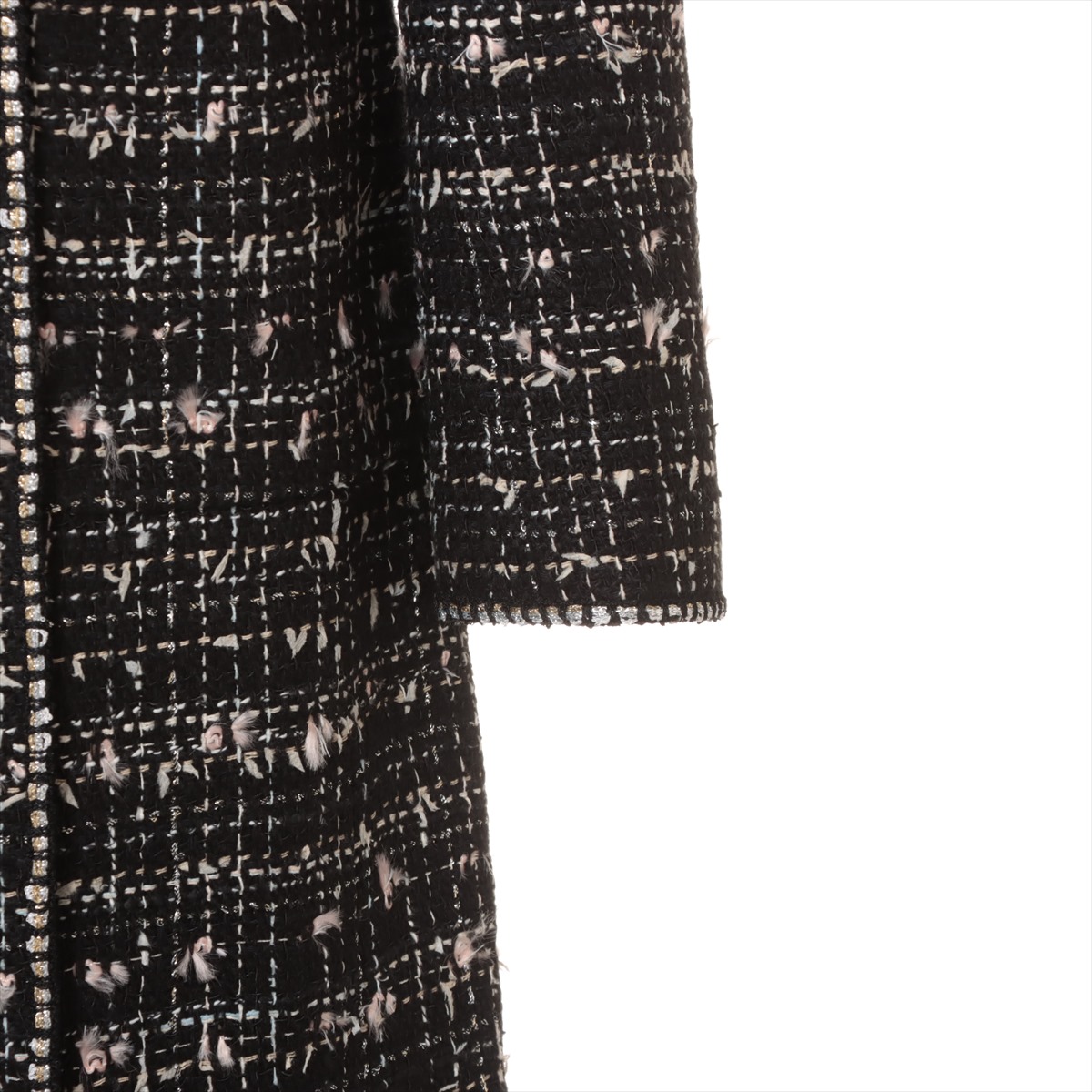 CHANELボタン シャネル ココボタン アクリル×コットン コート 36 レディース