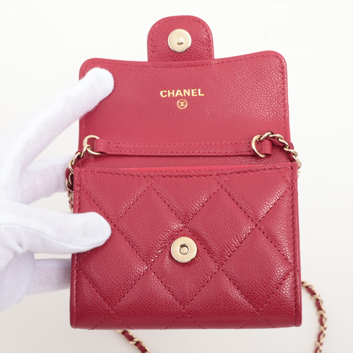 CHANEL シャネル ミニ マトラッセ シングルチェーン ショルダー