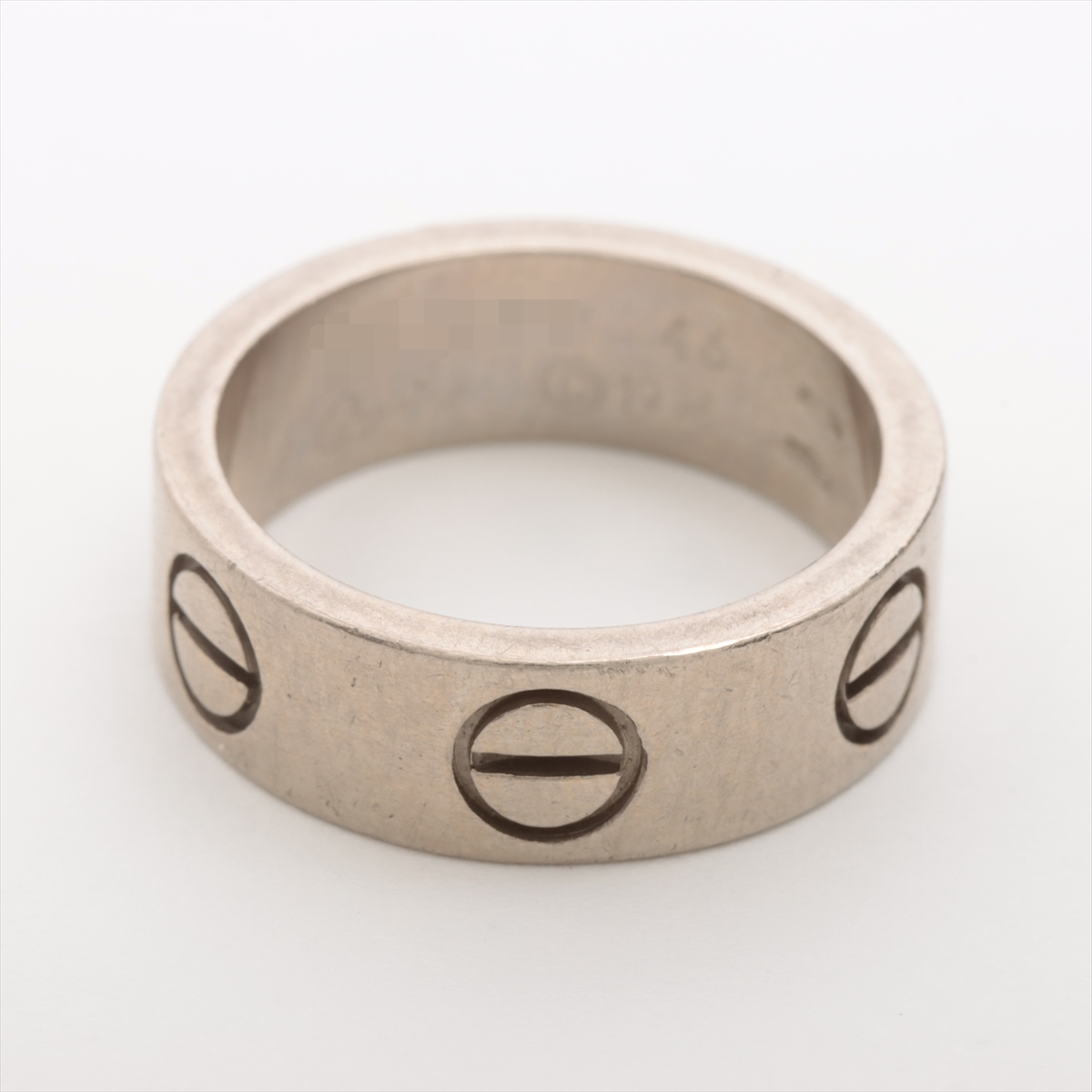 カルティエ ラブ リング 750(WG) 6.3g 46 A3429467｜中古ブランド品  