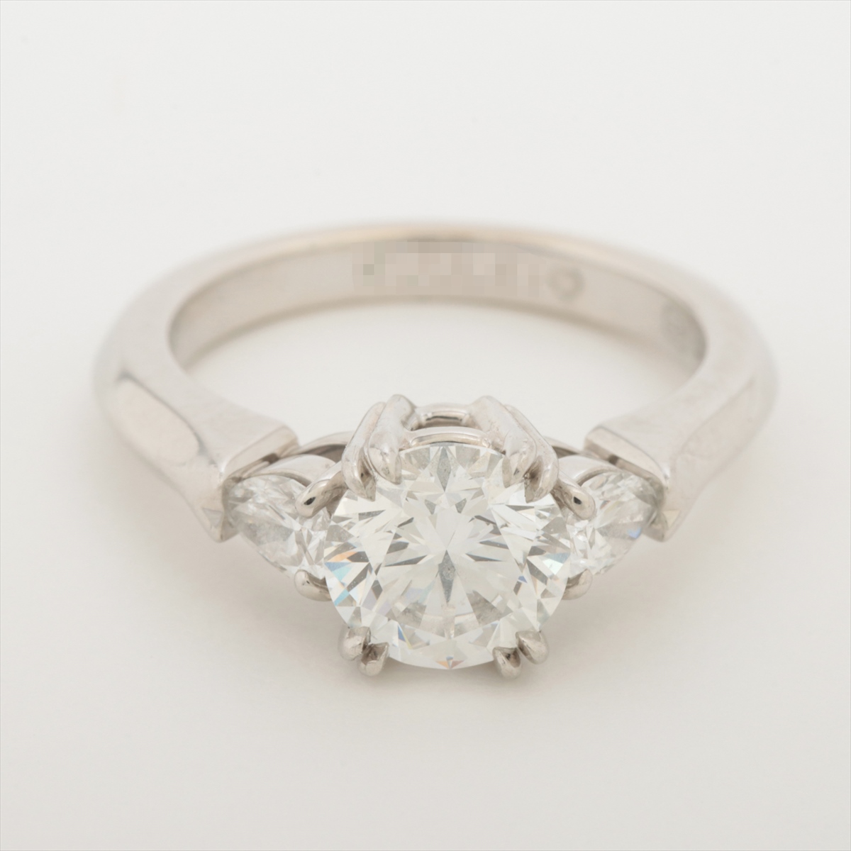 ★HARRY WINSTON★ ラウンド ソリティア ダイヤリング 定価140万 ☆HARRY WINSTON☆ ラウンド ソリティア ダイヤリング 定価140万