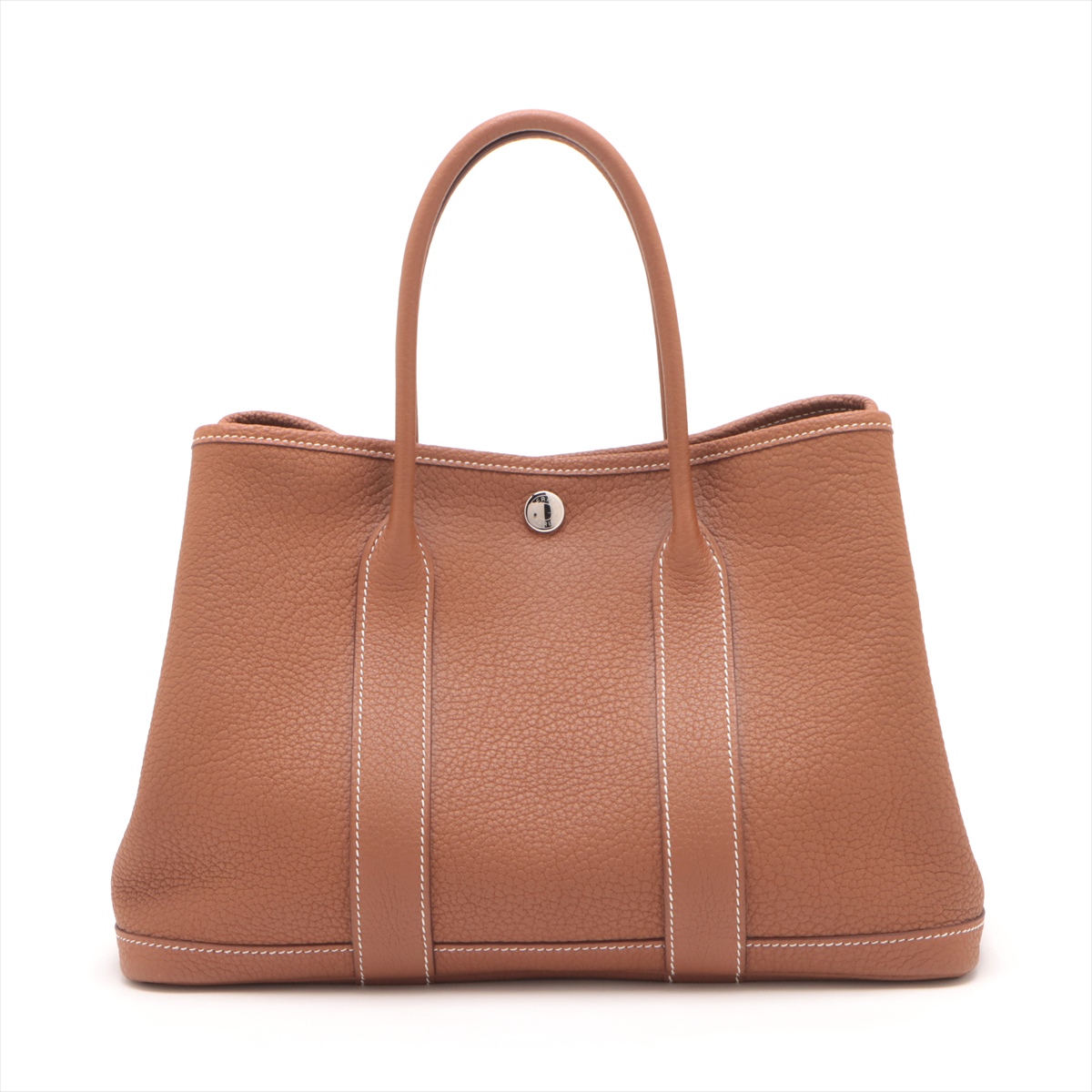 国内発送 2023年製 HERMES Garden Party Gold TPM ３０ Hermès Garden Party 30 TPM Negonda Gold Silver Metal