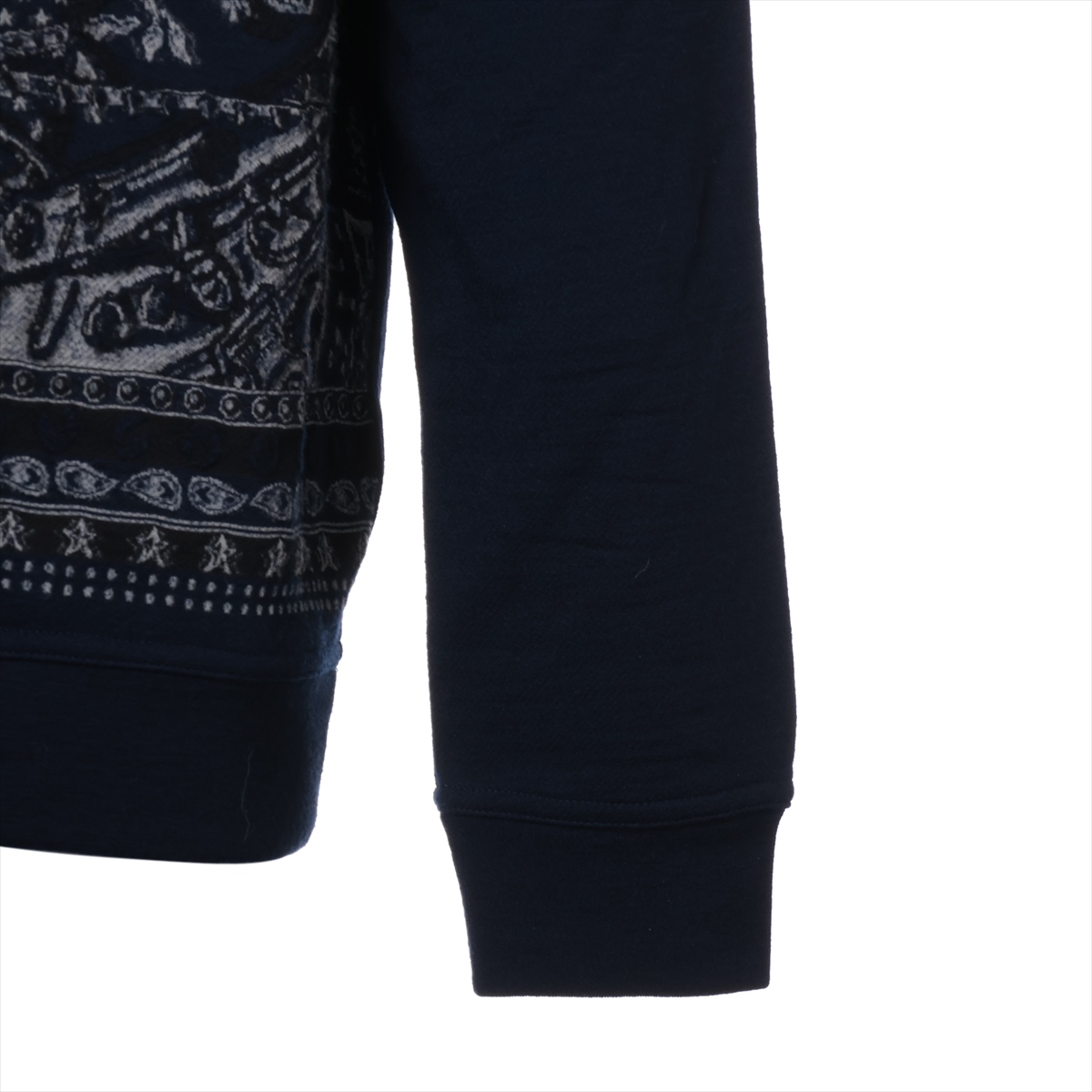 エルメス 24年 ウール スウェット XL メンズ ネイビー H467880HA