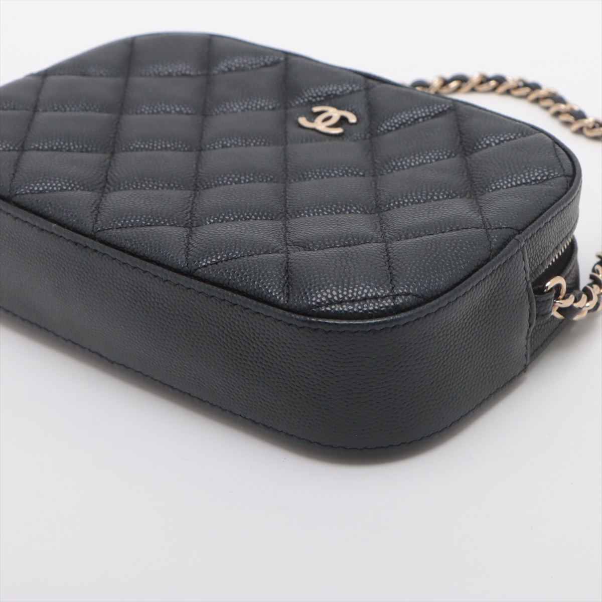 CHANEL シャネル チェーンショルダー マトラッセ ゴールド金具