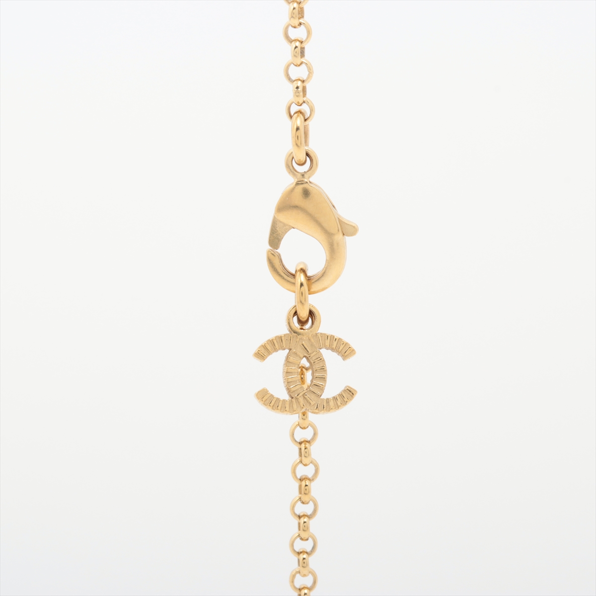 2023/24 AW◆送料込【CHANEL】ハート ネックレスゴールド ABB647 シャネル ココマーク ハート A24P ネックレス GP×ラインストーン