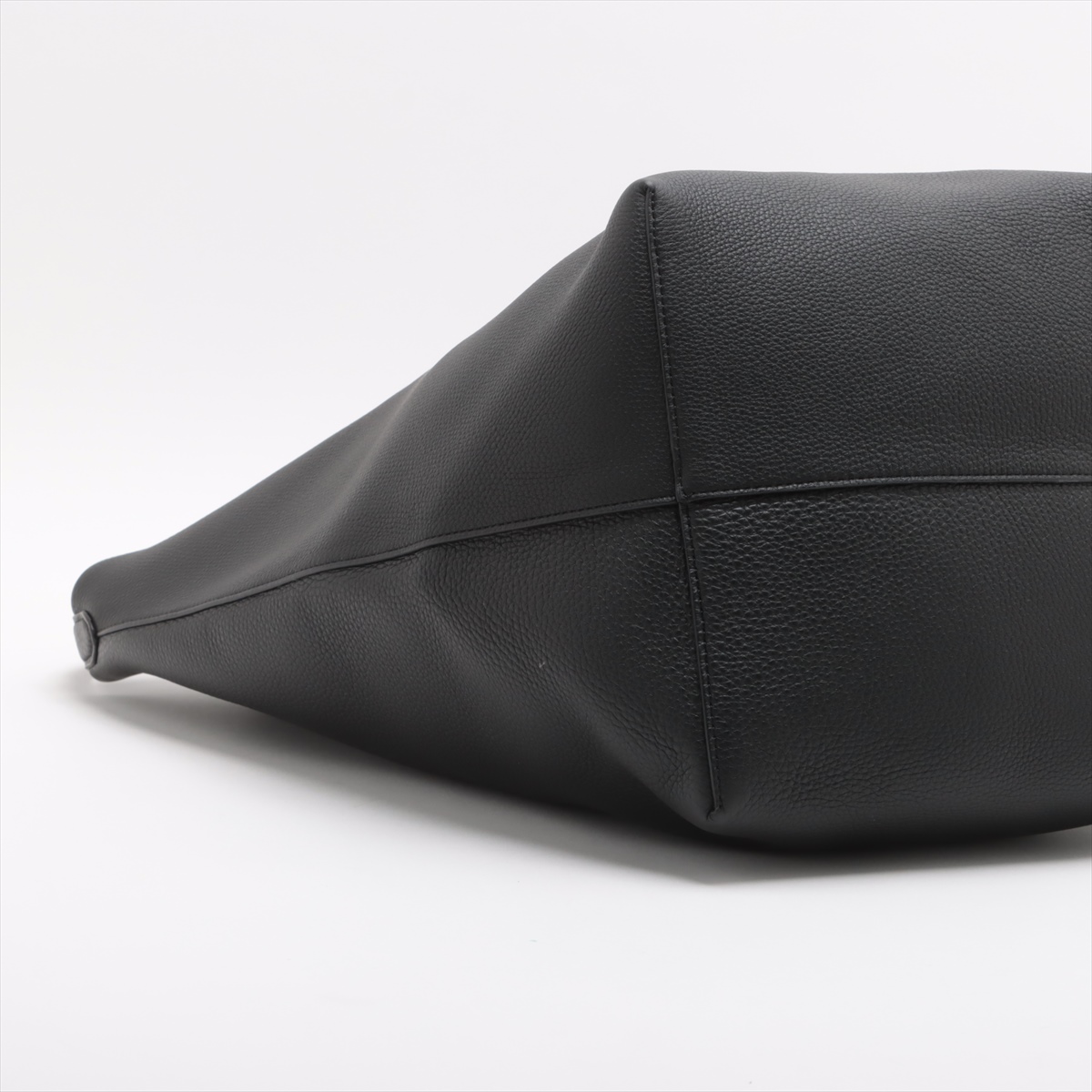 関税送料込 ザ・ロウ ラージパークレザートートバッグ ブラック THE ROW ザ・ロウ XL PARK TOTE トートバッグ エクストララージ