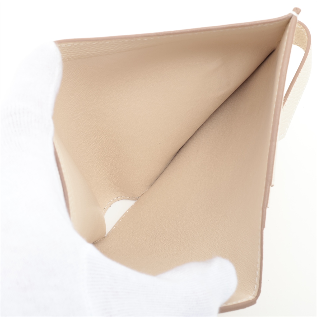 【超かわいい】HERMES ベアルン コンパクトウォレット 鮮やかなカラー♪】 HERMES ベアルン コンパクトウォレット